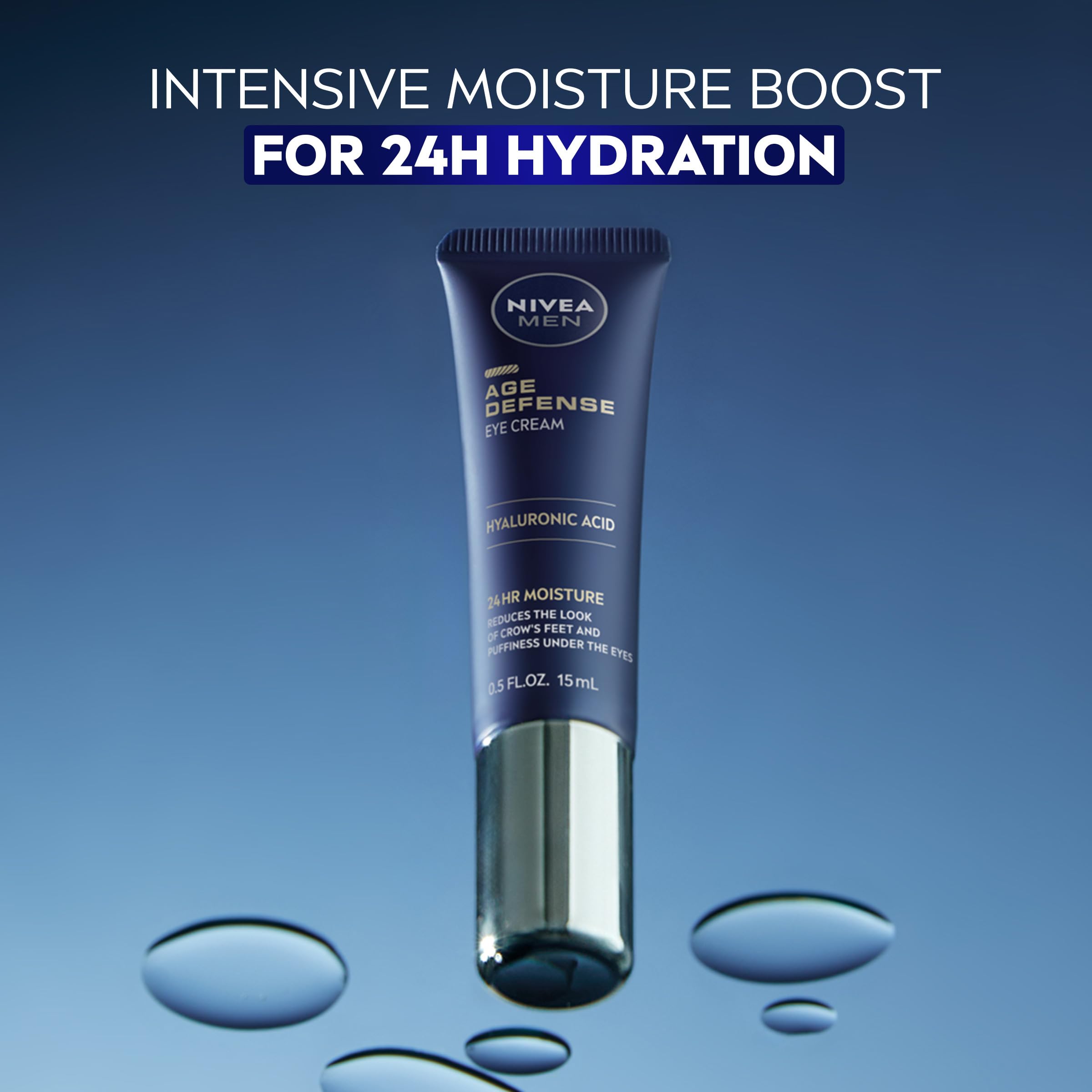 Foto 3 pulgar | Crema De Ojos Nivea Men Age Defense Con Ácido Hialurónico 15 Ml - Venta Internacional.