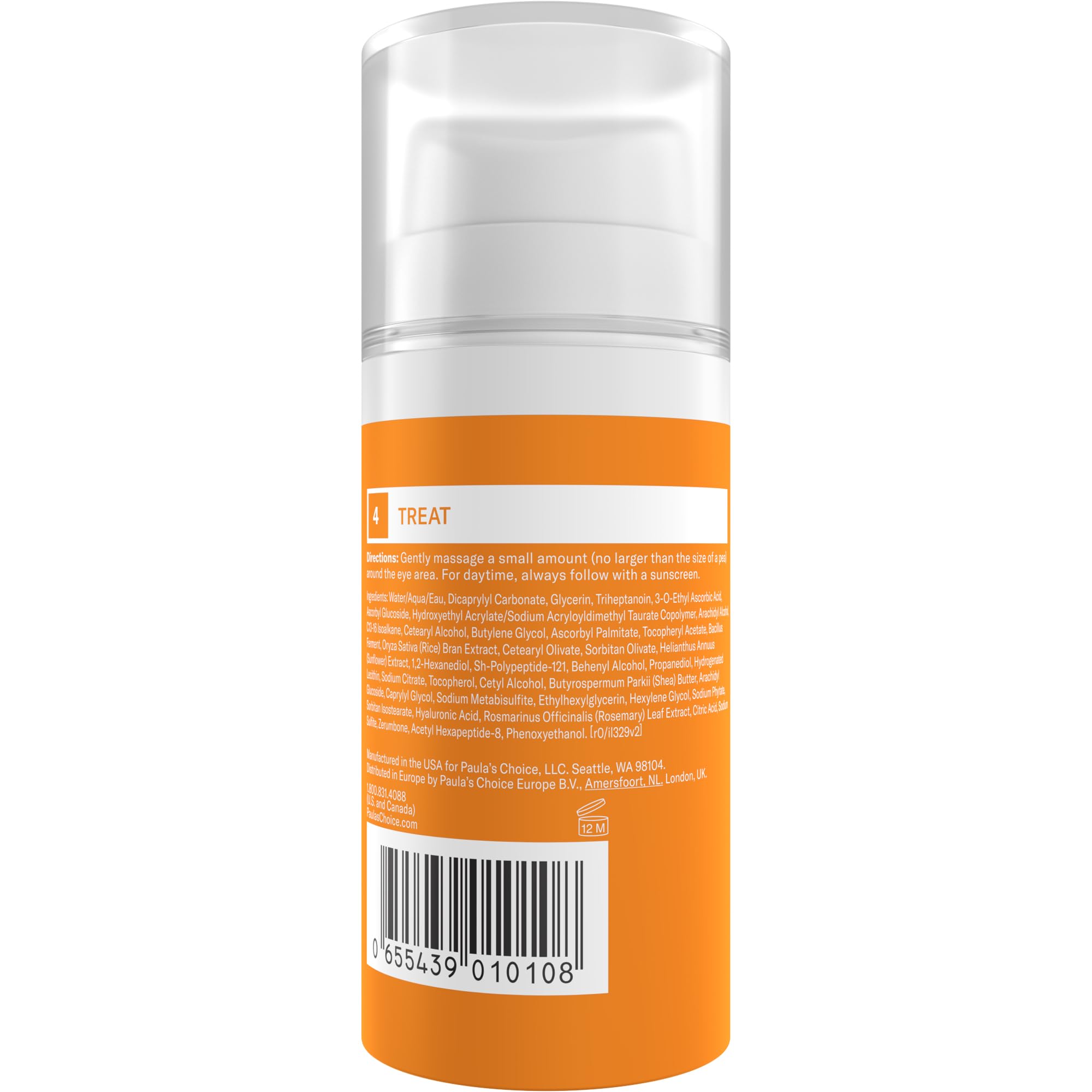 Foto 5 pulgar | Crema Para Ojos Paula's Choice C5 Super Boost Con 5% De Vitamina C 15 Ml - Venta Internacional.