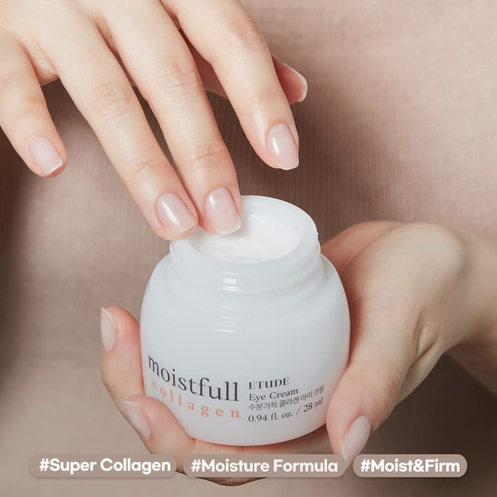 Foto 3 pulgar | Crema Para Ojos Etude Moistfull Collagen 28 Ml Con Agua Supercolagénica - Venta Internacional.