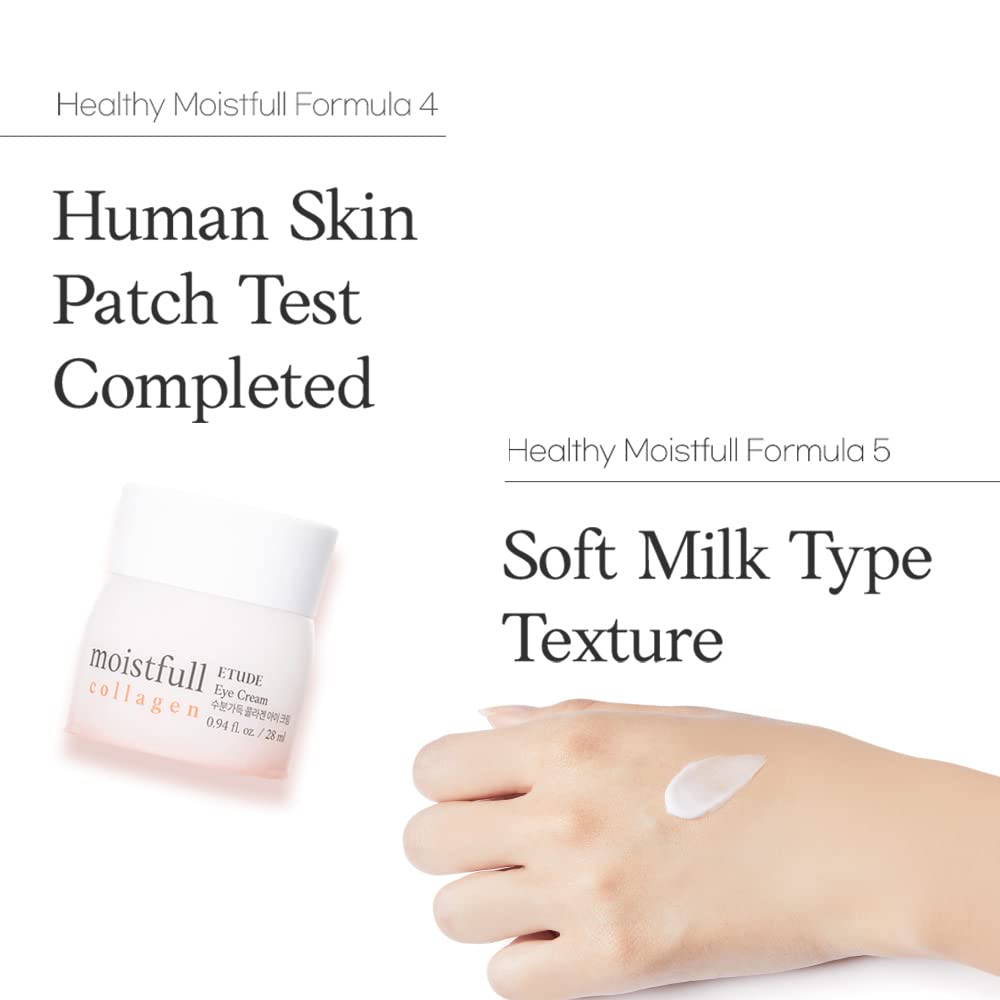 Foto 8 pulgar | Crema Para Ojos Etude Moistfull Collagen 28 Ml Con Agua Supercolagénica - Venta Internacional.