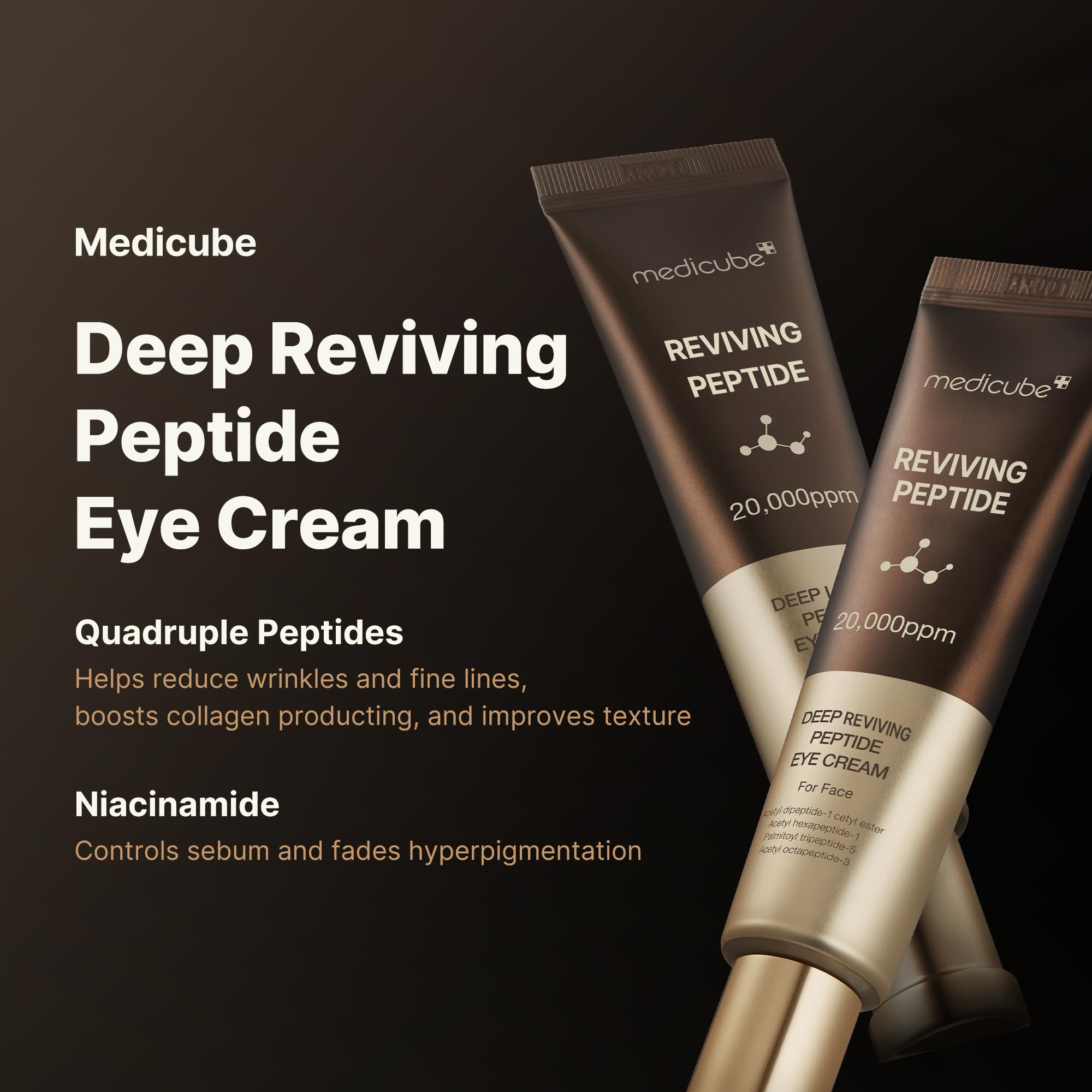 Foto 5 pulgar | Crema Para Ojos Medicube Deep Reviving Peptide 30 Ml - Venta Internacional.