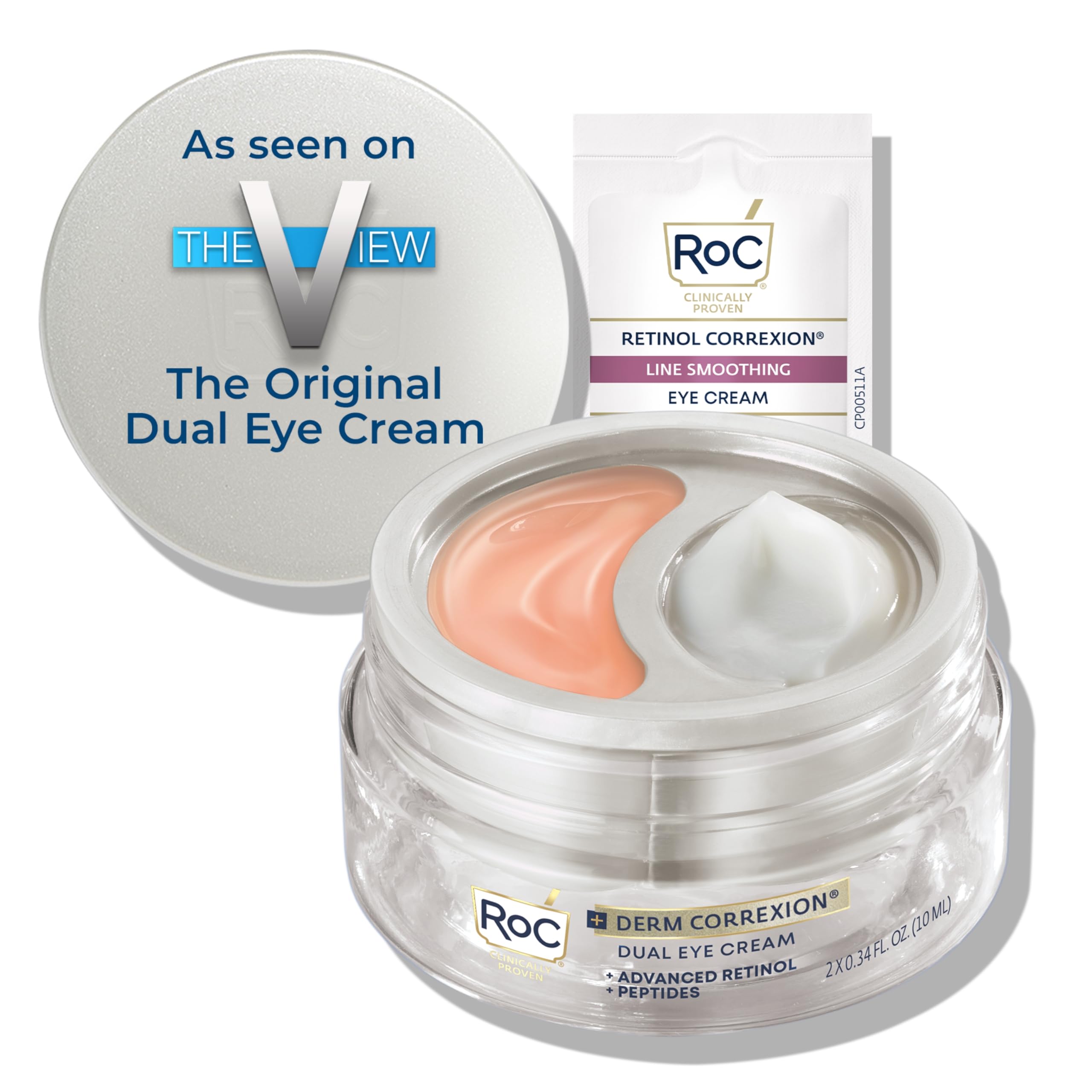 Foto 2 pulgar | Crema Para Ojos Roc Derm Correxion Dual Con Retinol Y Péptidos  20 Ml - Venta Internacional.
