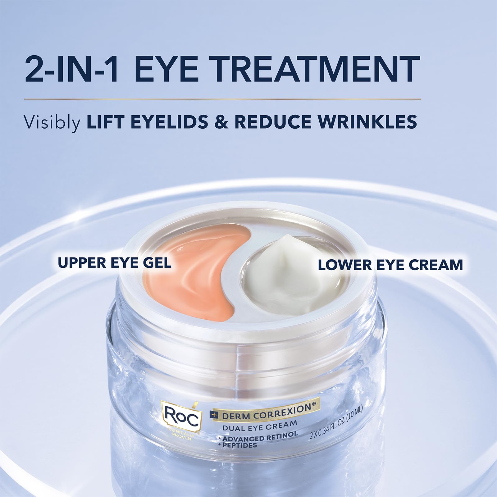 Foto 3 pulgar | Crema Para Ojos Roc Derm Correxion Dual Con Retinol Y Péptidos  20 Ml - Venta Internacional.