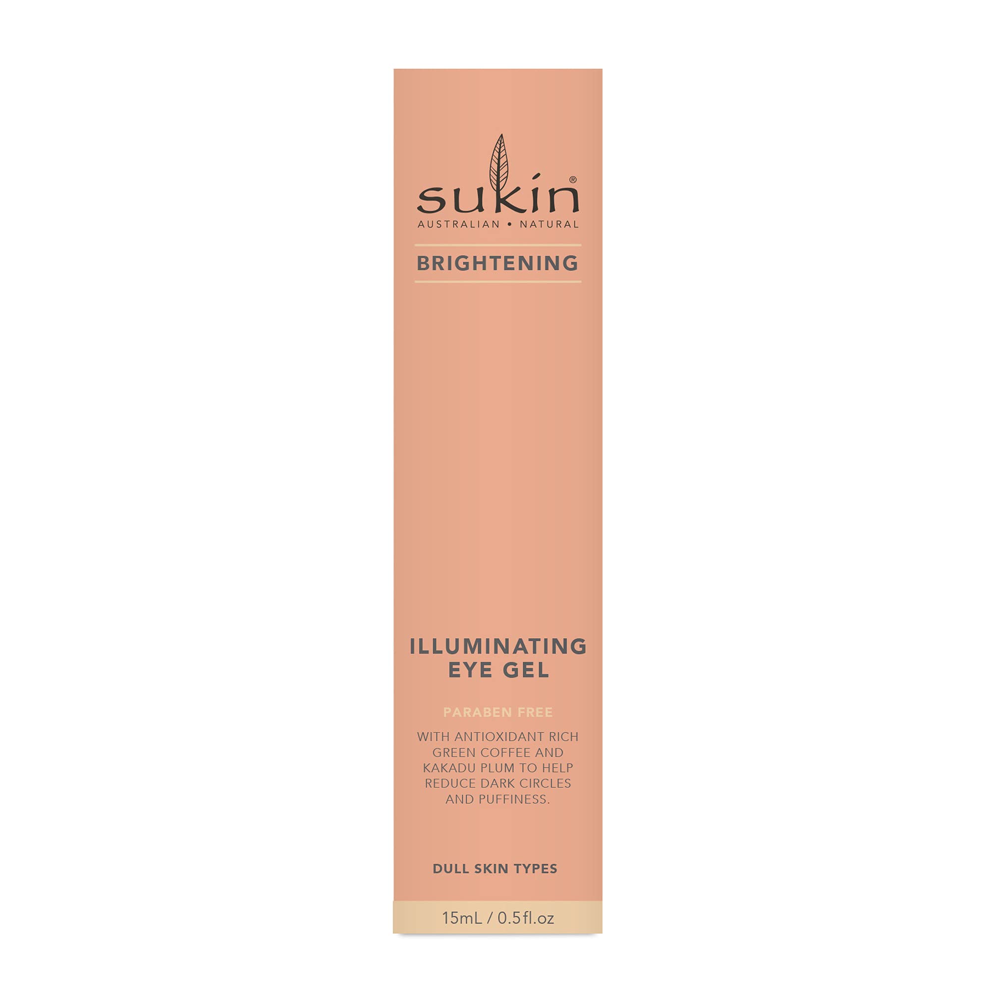 Foto 3 pulgar | Gel Para Ojos Sukin Brightening Illuminating 15 Ml Con Café Verde - Venta Internacional.