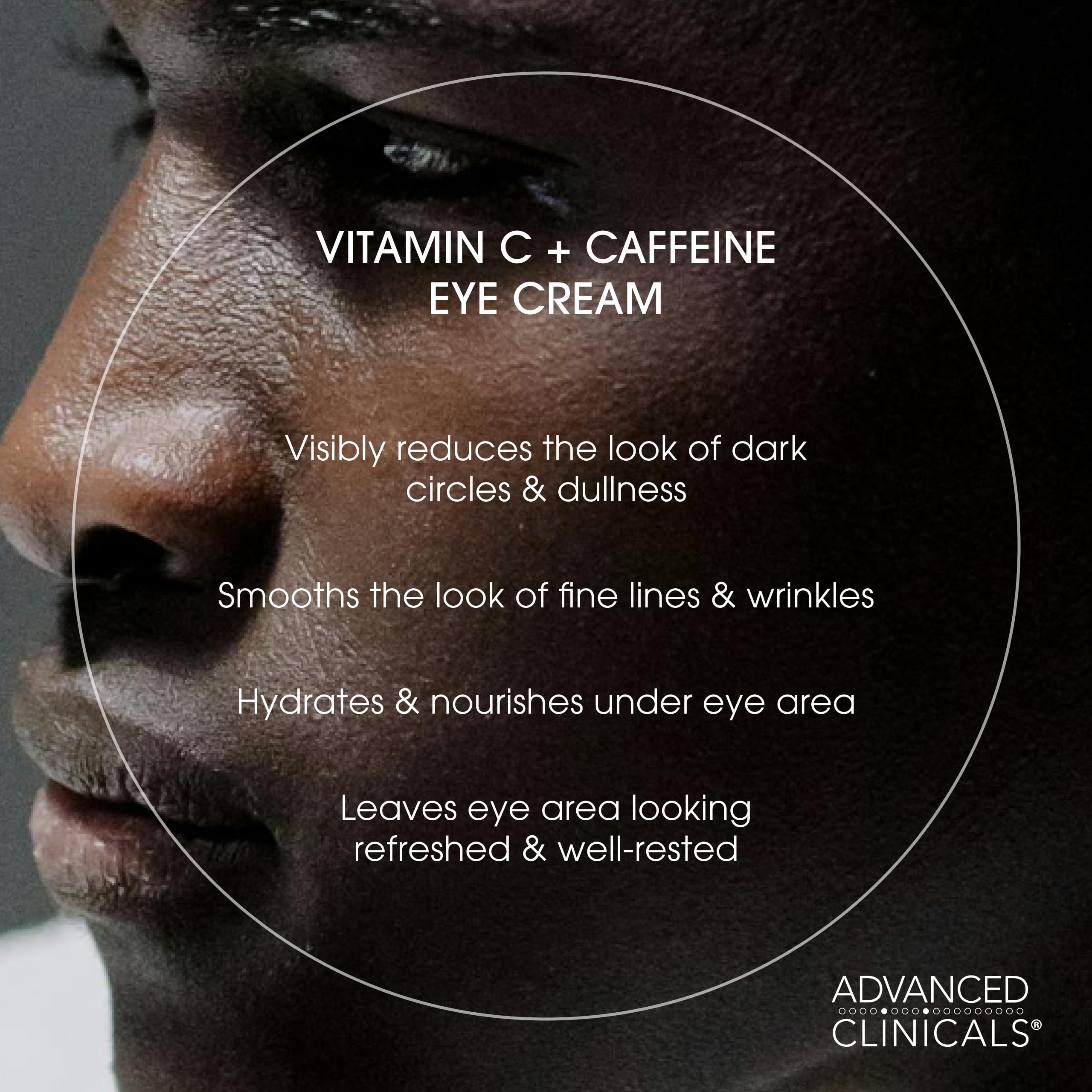 Foto 3 | Crema Para Ojos Advanced Clinicals Con Vitamina C Y Cafeína 30 Ml - Venta Internacional.