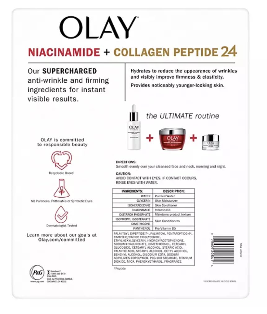 Foto 3 pulgar | Crema Para Ojos Olay Ultimate Niacinamida + Hialurónico + Péptido 15 Ml - Venta Internacional.