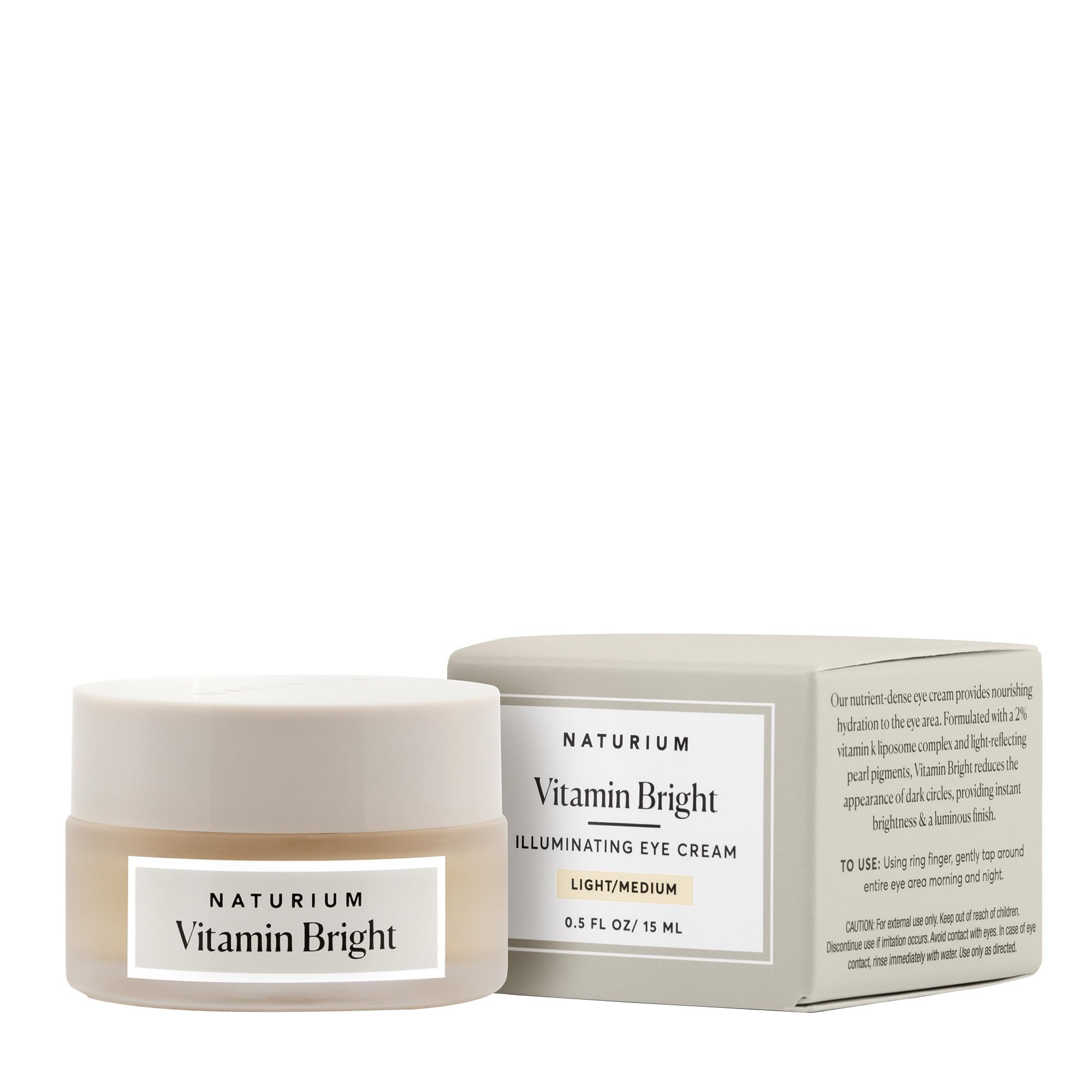 Crema De Ojos Naturium Vitamin Bright Illuminating Con Vitamina K - Venta Internacional.