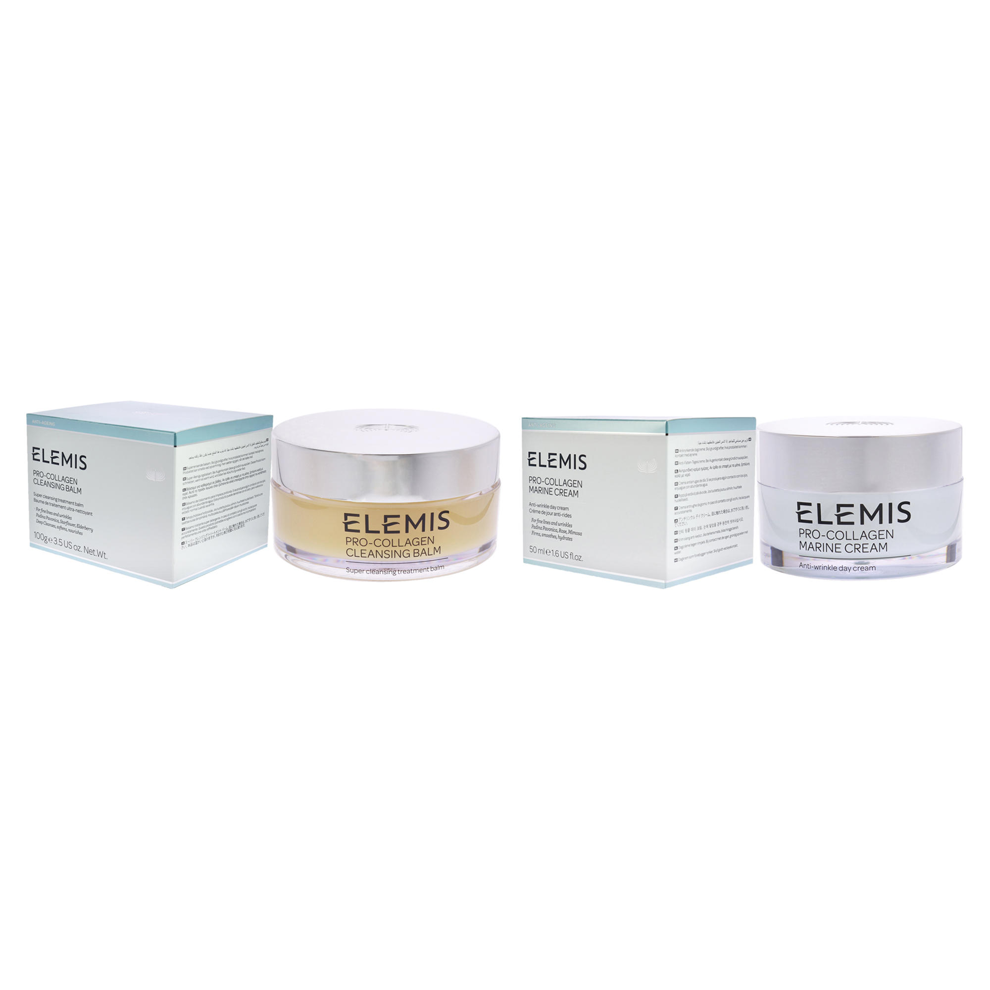 Foto 5 pulgar | Kit De Cuidado De La Piel Elemis Pro-collagen Marine Cream & Bálsamo Limpiador - Venta Internacional.