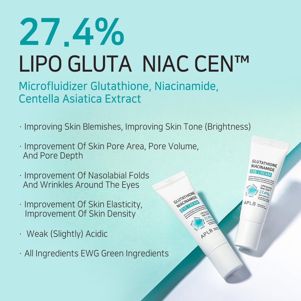 Foto 4 pulgar | Crema Para Ojos Aplb Glutatión Niacinamida Lipo Gluta Niac Cen - Venta Internacional.