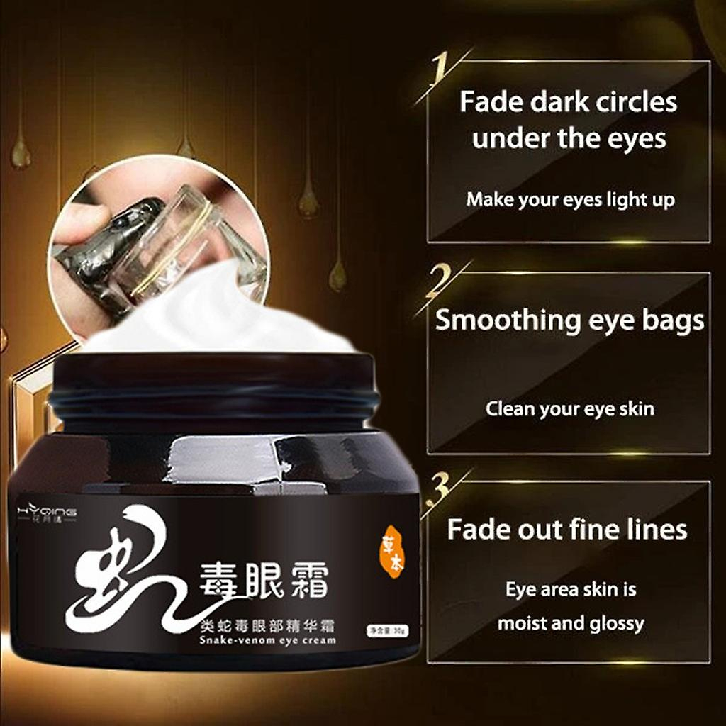Foto 4 pulgar | Crema De Ojos Huoguo Snake Venom Eliminar Ojeras 115 G - Venta Internacional.
