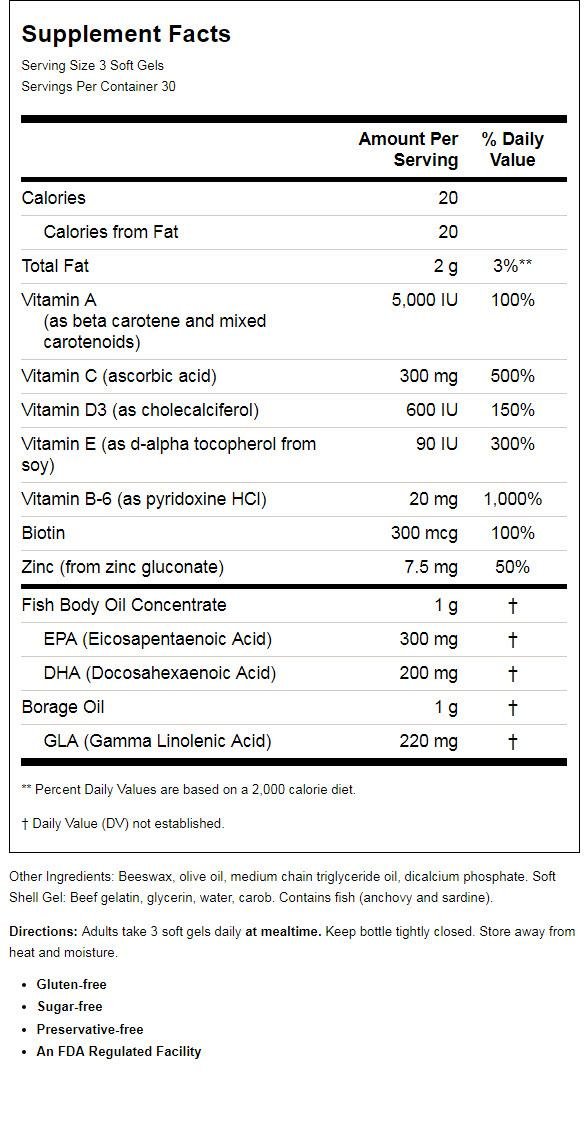 Foto 3 | Suplemento Hidratante Para Ojos Carlson Labs Moistur-eyes 90 Cápsulas Blandas - Venta Internacional.