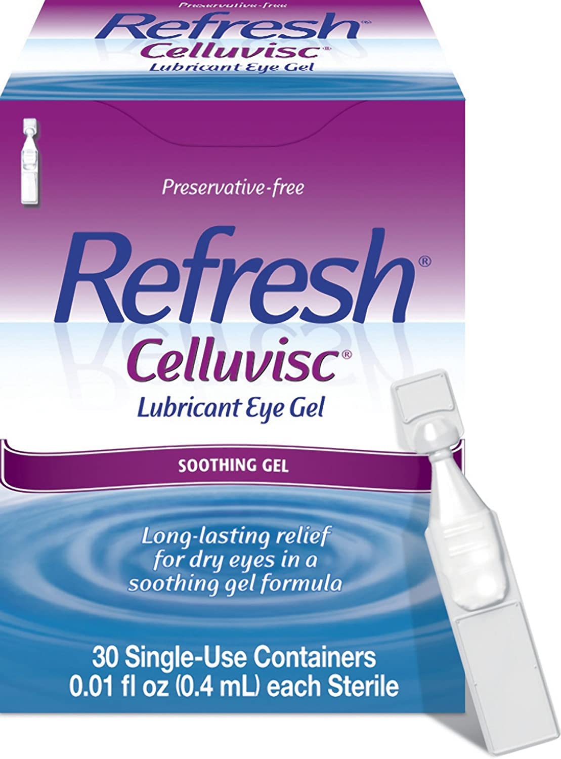 Foto 1 | Lubricante Eye Gel Refresh Celluvisc De 30 Ml (paquete De 3) - Venta Internacional.