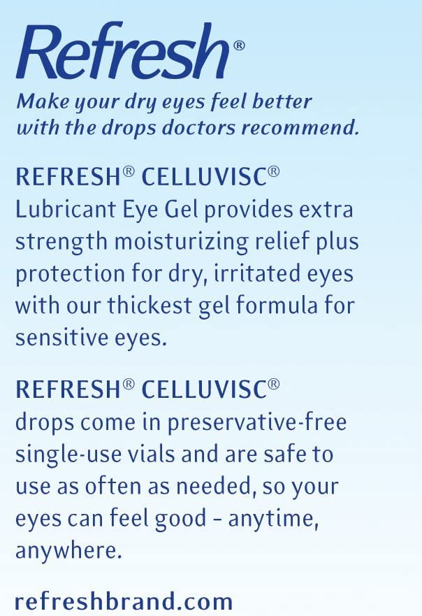 Foto 4 pulgar | Lubricante Eye Gel Refresh Celluvisc De 30 Ml (paquete De 3) - Venta Internacional.