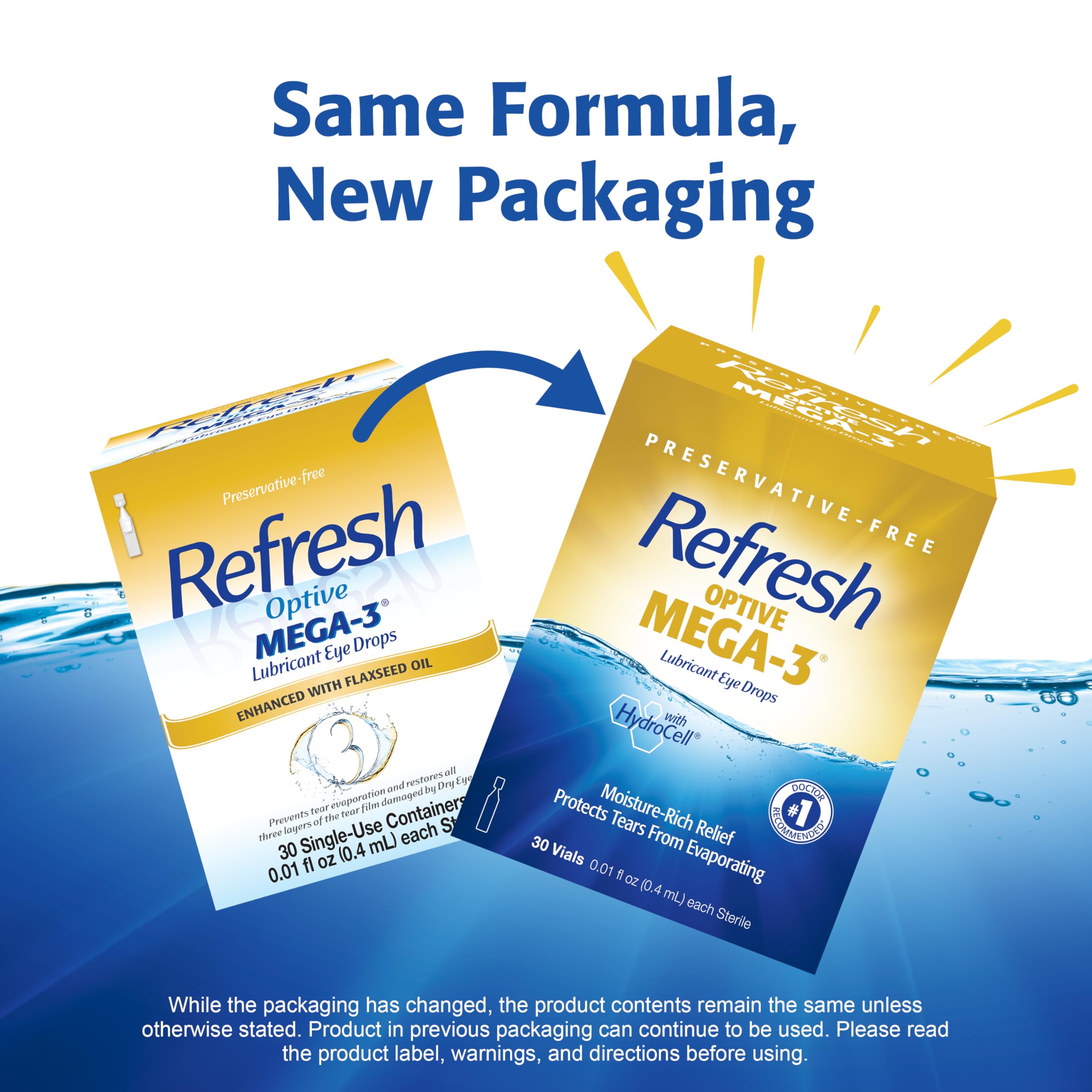 Foto 4 pulgar | Lubricante Eye Drops Refresh Optive Mega-3  0 4 Ml X30 - Venta Internacional.