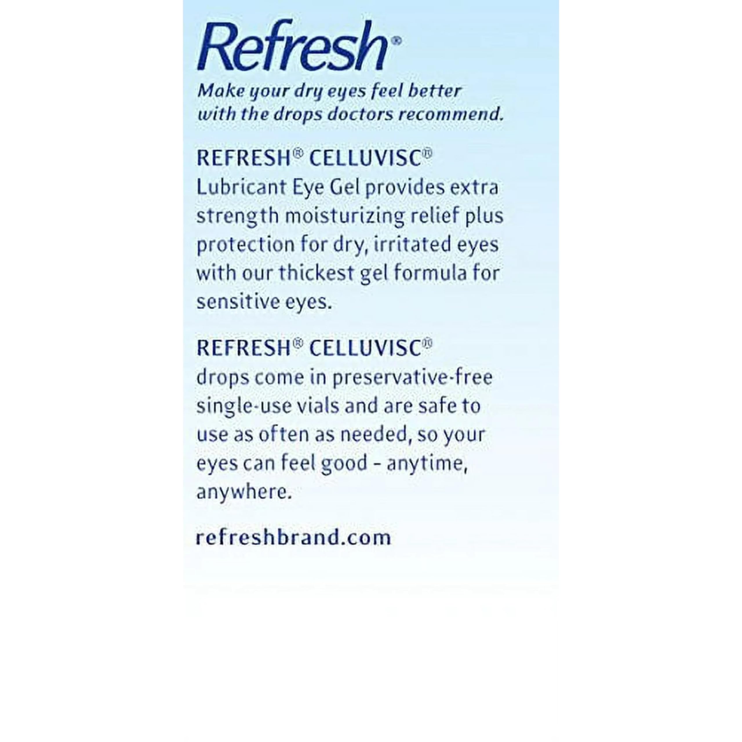 Foto 5 pulgar | Gel Lubricante Para Ojos Refresh Celluvisc 30 Ml (paquete De 2) - Venta Internacional.