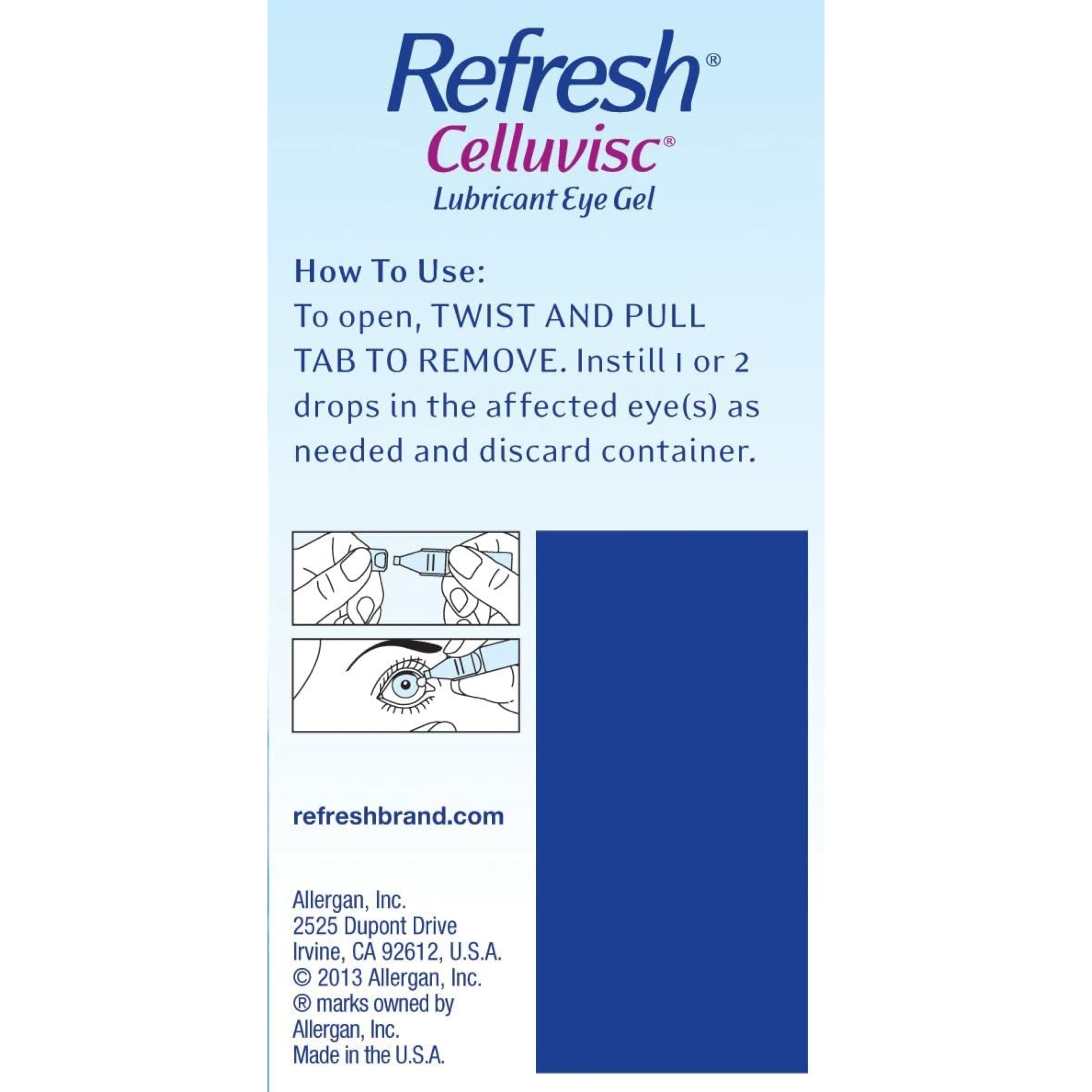 Foto 6 pulgar | Gel Lubricante Para Ojos Refresh Celluvisc 30 Ml (paquete De 2) - Venta Internacional.