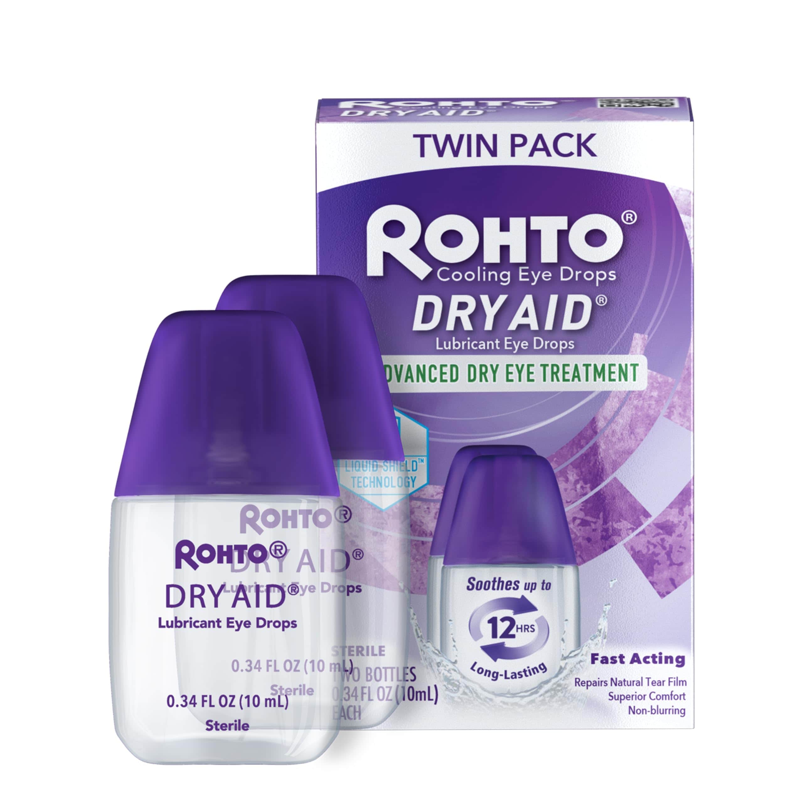 Gotas Lubricantes Para Ojos Rohto Dry Aid Fast Relief  10 Ml - Venta Internacional. $476