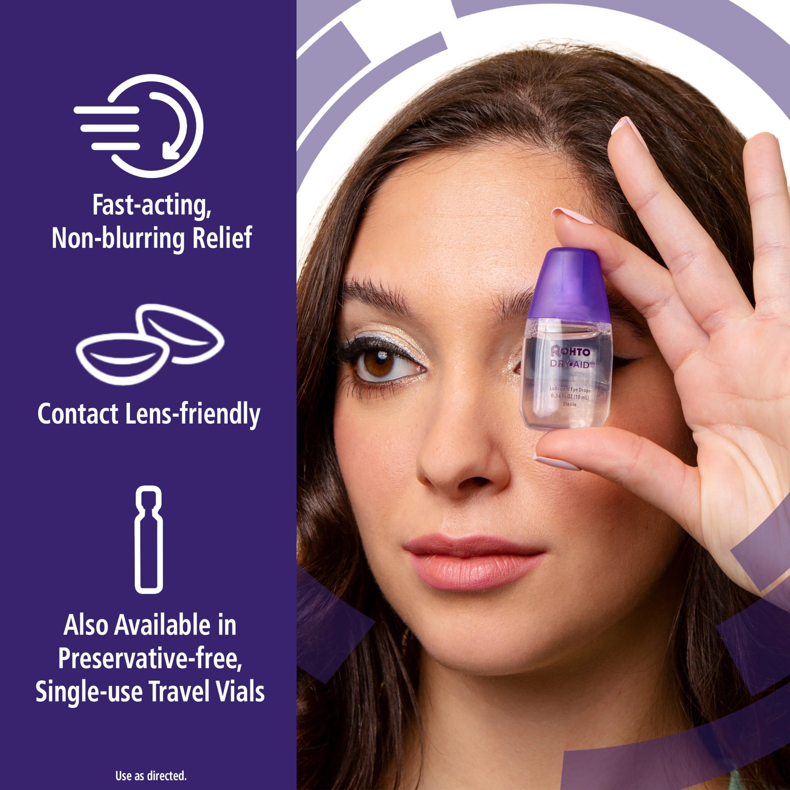 Foto 3 pulgar | Gotas Lubricantes Para Ojos Rohto Dry Aid Fast Relief  10 Ml - Venta Internacional.