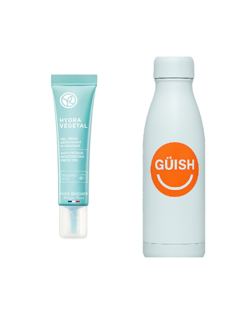 Yves Rocher Hydra Végétal Contorno De Ojos Hidratante + Gratis Termo Güish De Regalo