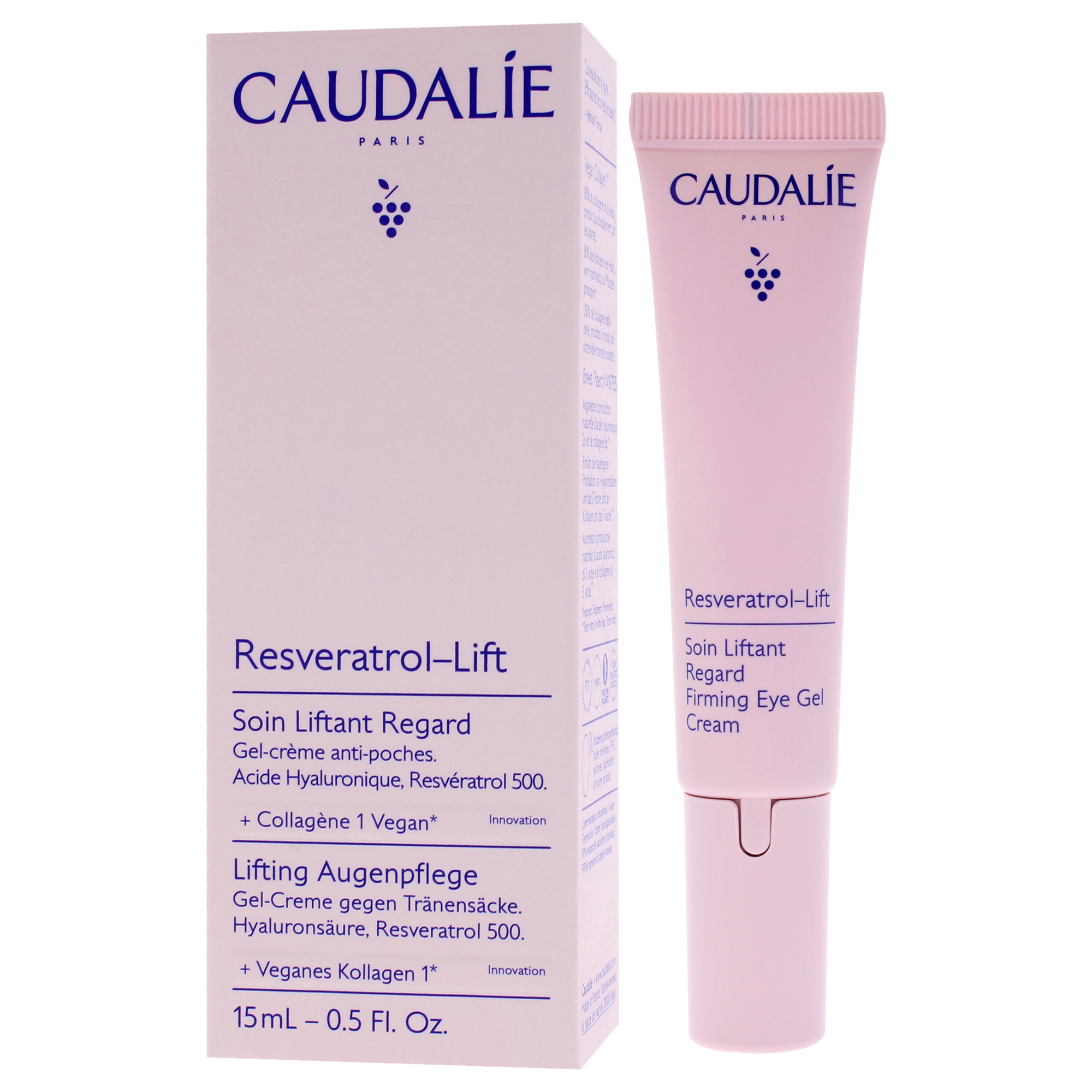 Foto 4 pulgar | Crema En Gel Para Ojos Caudalie Resveratrol-lift Reafirmante 15 Ml - Venta Internacional.