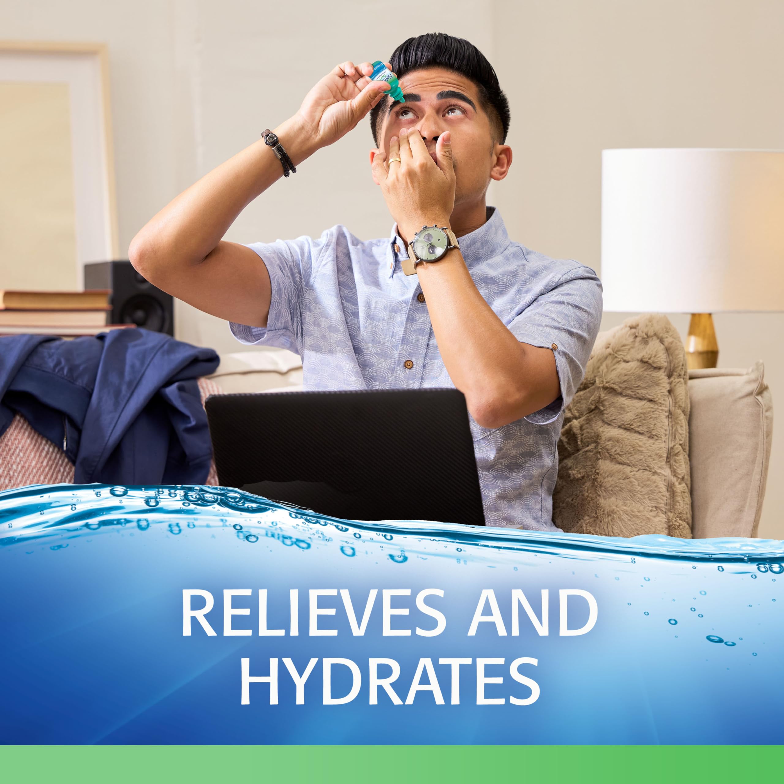 Foto 8 pulgar | Lubricante Eye Drops Refresh Tears  15 Ml (2 Botellas) - Venta Internacional.