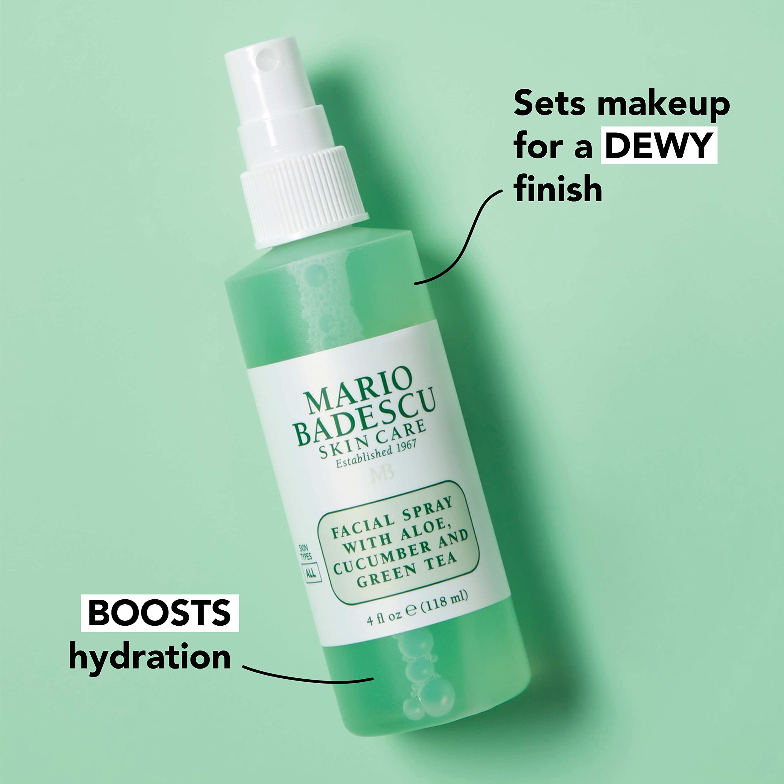 Foto 4 pulgar | Face Mist Mario Badescu, Spray Facial, Aloe, Pepino, Té Verde - Venta Internacional.