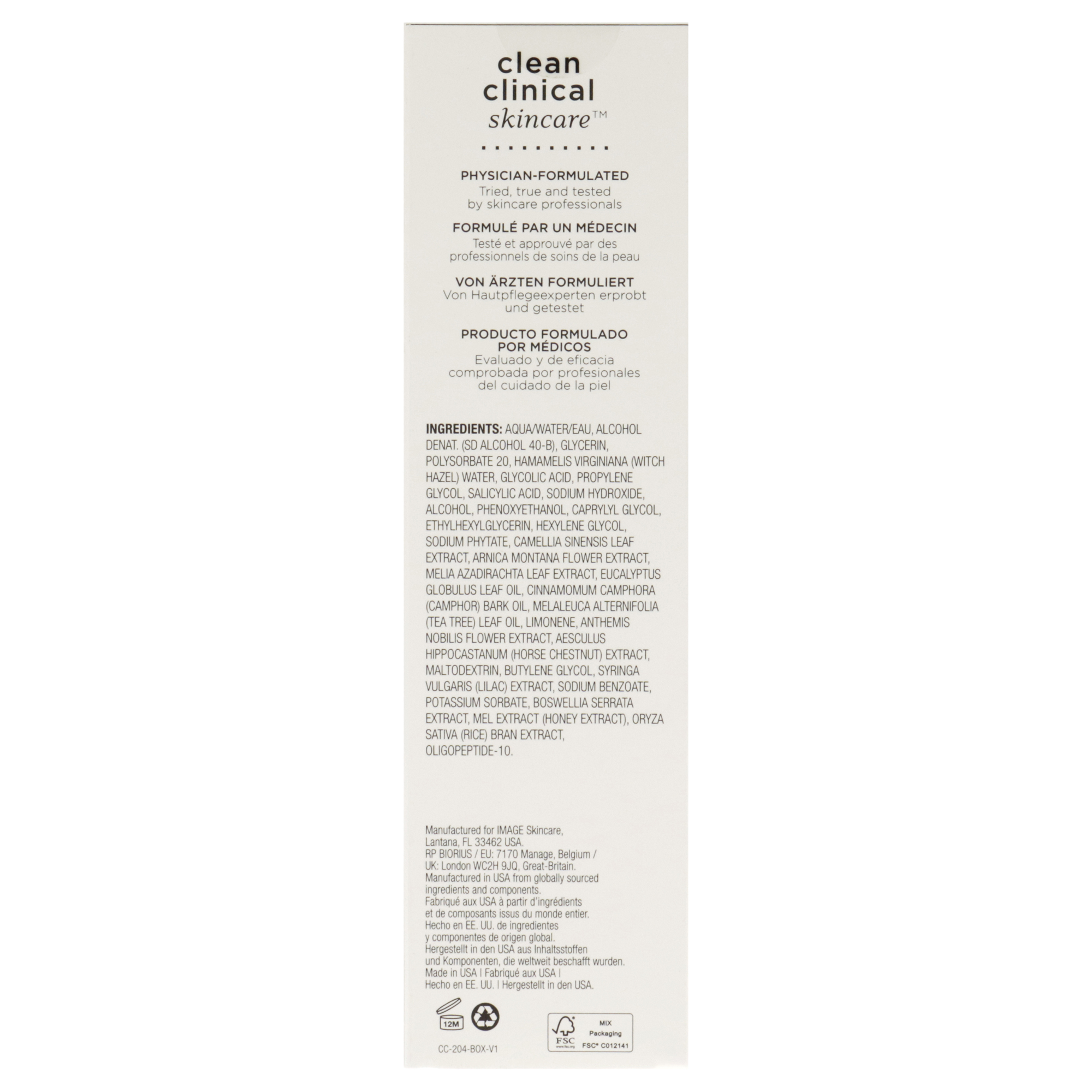 Foto 7 pulgar | Clarifying Tonic Image Clear Cell 118 Ml - Venta Internacional.
