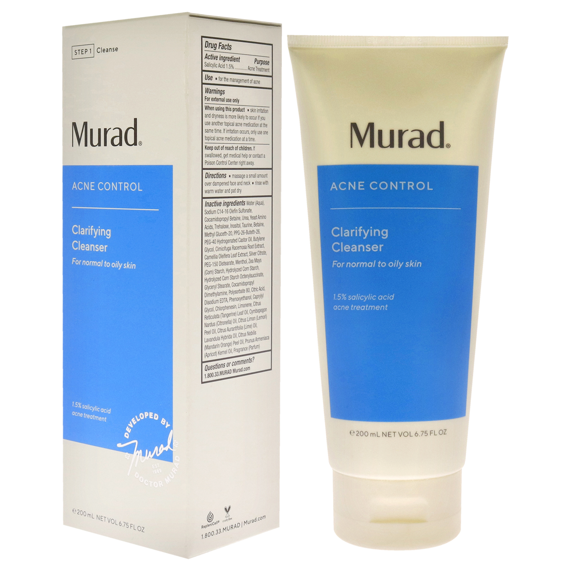 Foto 5 pulgar | Limpiador Murad Clarifying 200ml - Venta Internacional.