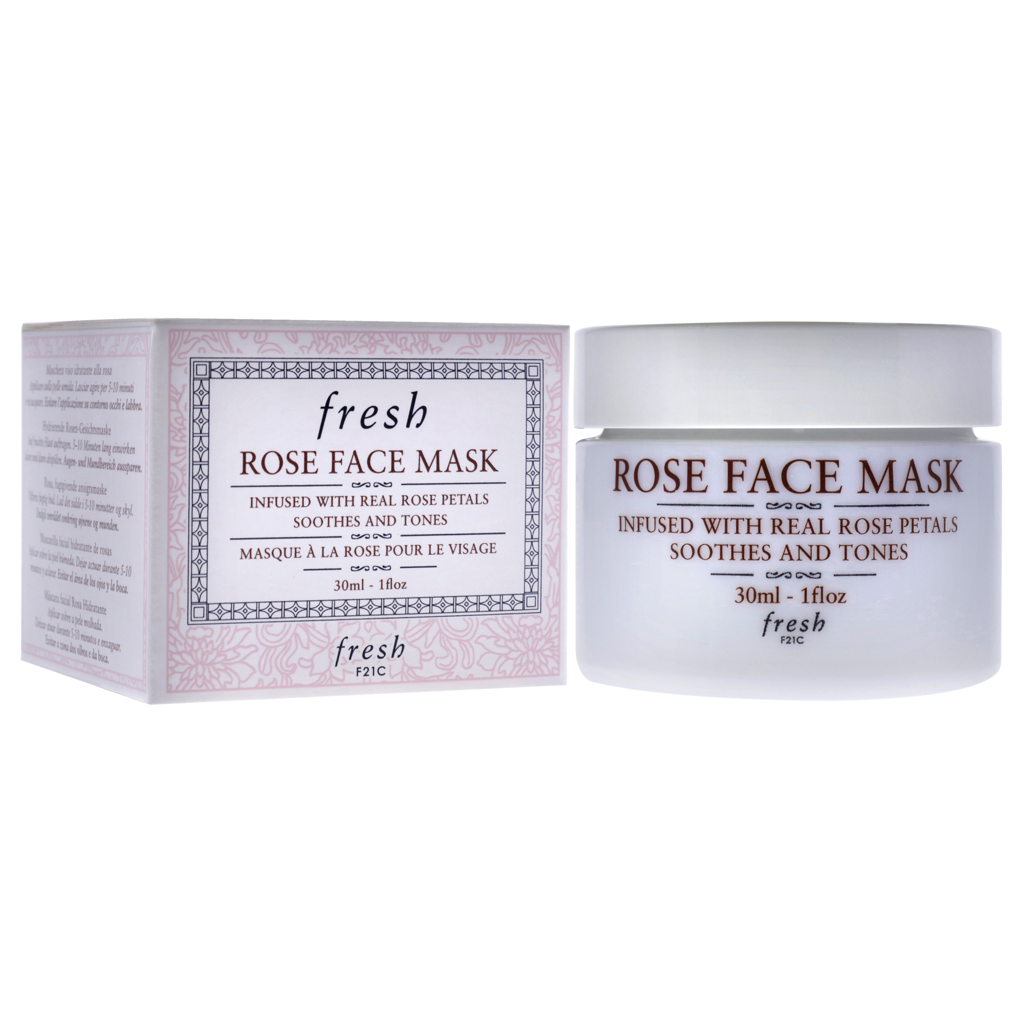 Foto 4 pulgar | Mascarilla Facial Fresh Rose Para Mujer 30 Ml - Venta Internacional.