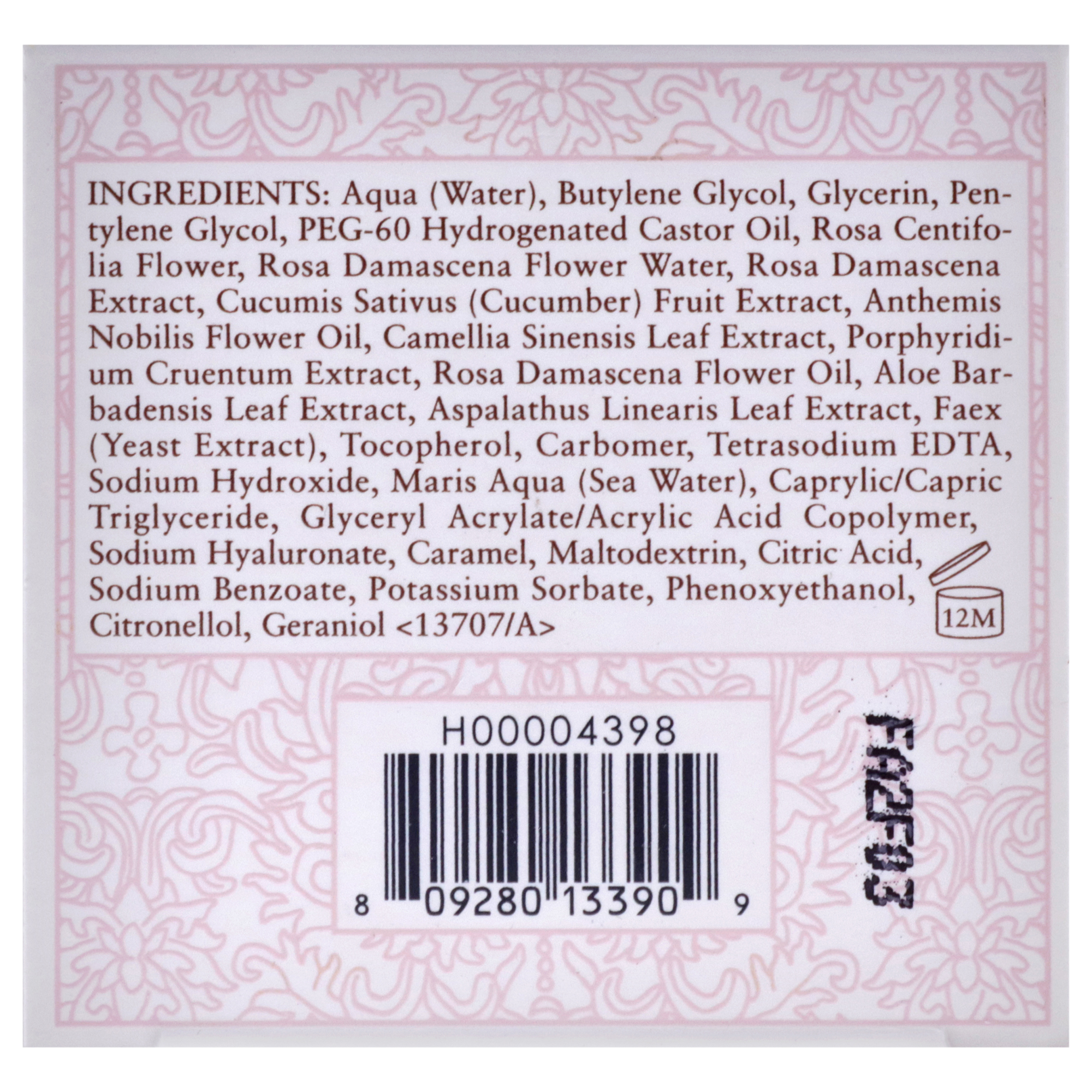 Foto 6 | Mascarilla Facial Fresh Rose Para Mujer 30 Ml - Venta Internacional.