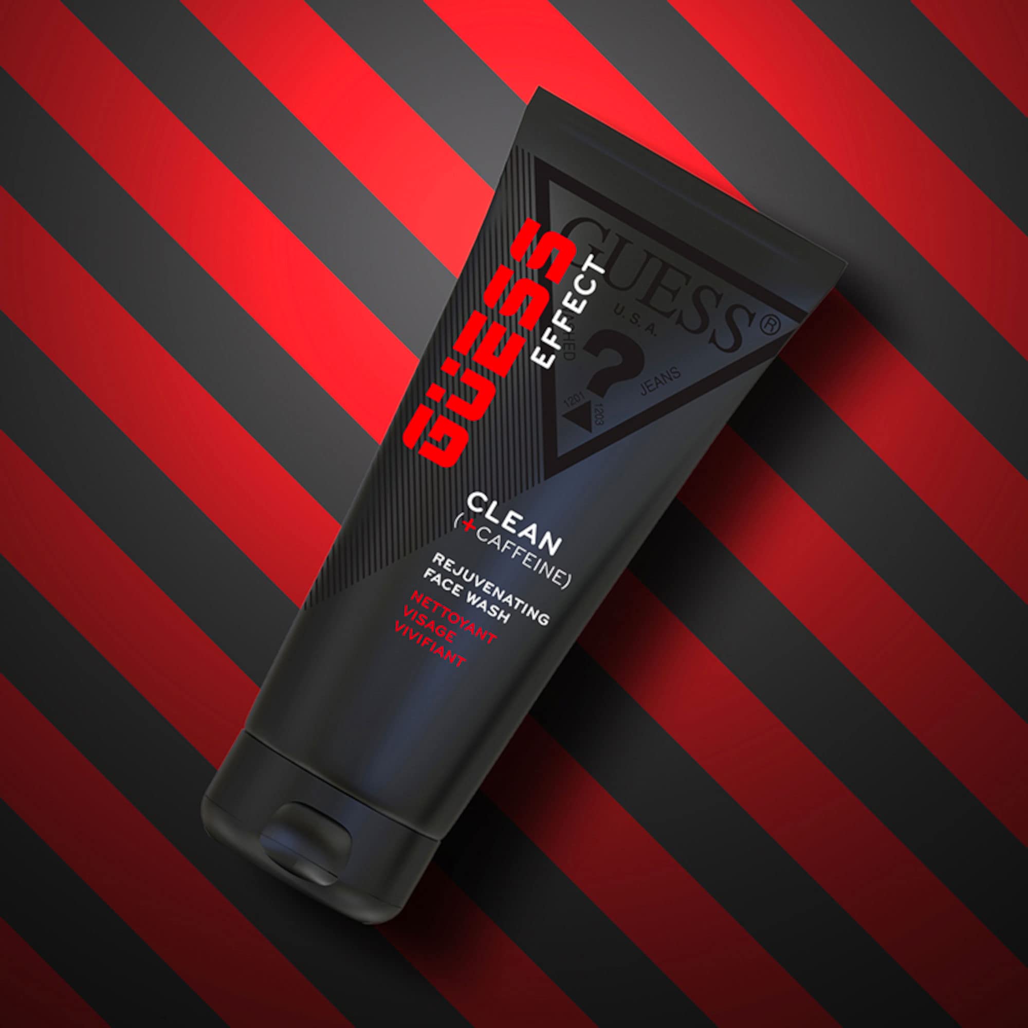 Foto 2 | Jabón Facial Guess Effect Grooming Clean Con Cafeína 200 Ml Para Hombres - Venta Internacional.