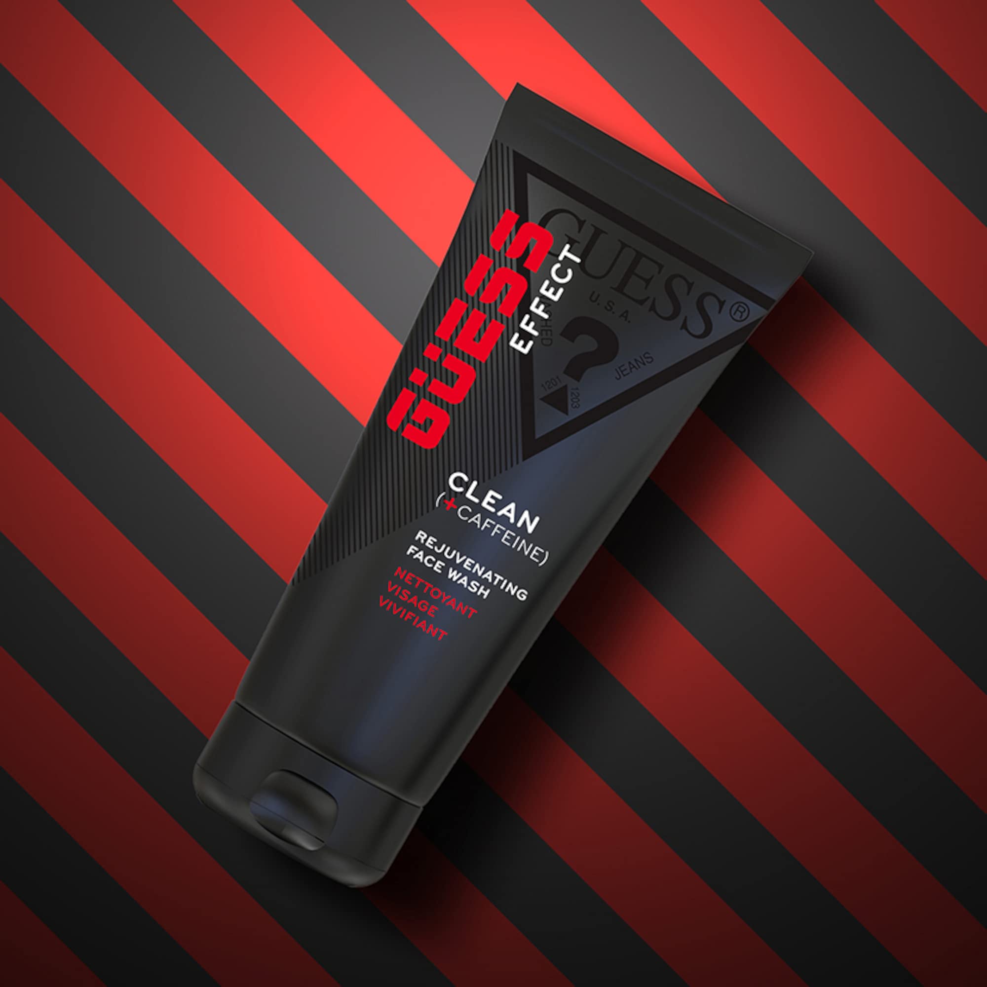 Foto 5 pulgar | Jabón Facial Guess Effect Grooming Clean Con Cafeína 200 Ml Para Hombres - Venta Internacional.