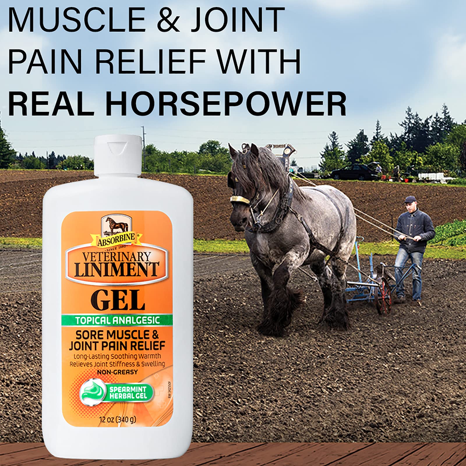 Foto 4 pulgar | Gel Analgésico Absorbine Veterinary Liniment 350 Ml - Venta Internacional.