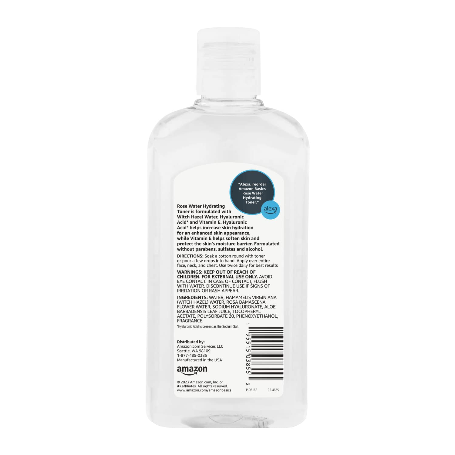 Foto 3 pulgar | Tónico Hidratante Amazon Basics Rose Water 480 Ml, Paquete De 1 - Venta Internacional.