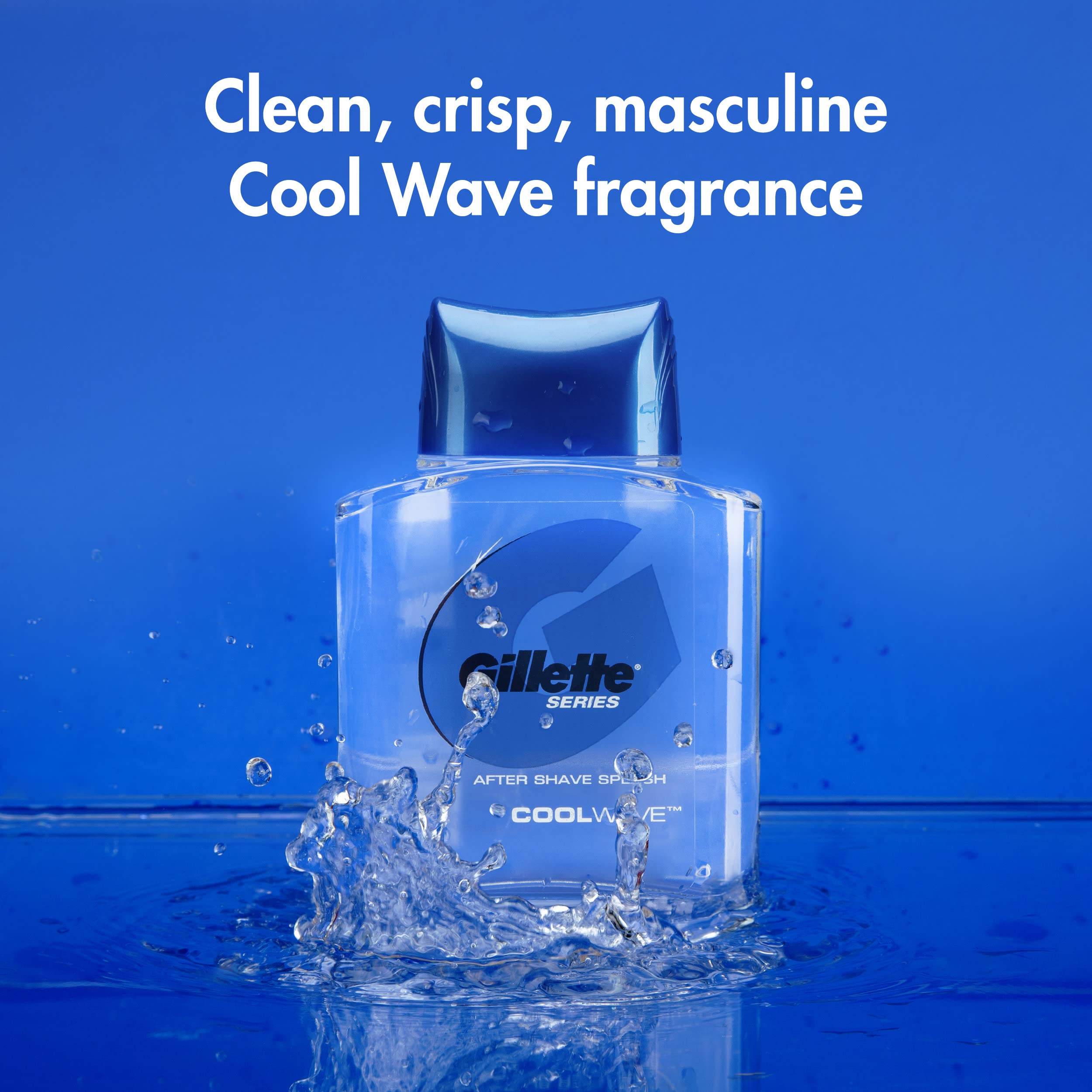 Foto 6 pulgar | Loción Para Después Del Afeitado Gillette Series Cool Wave, 100 Ml, Para Hombre - Venta Internacional.