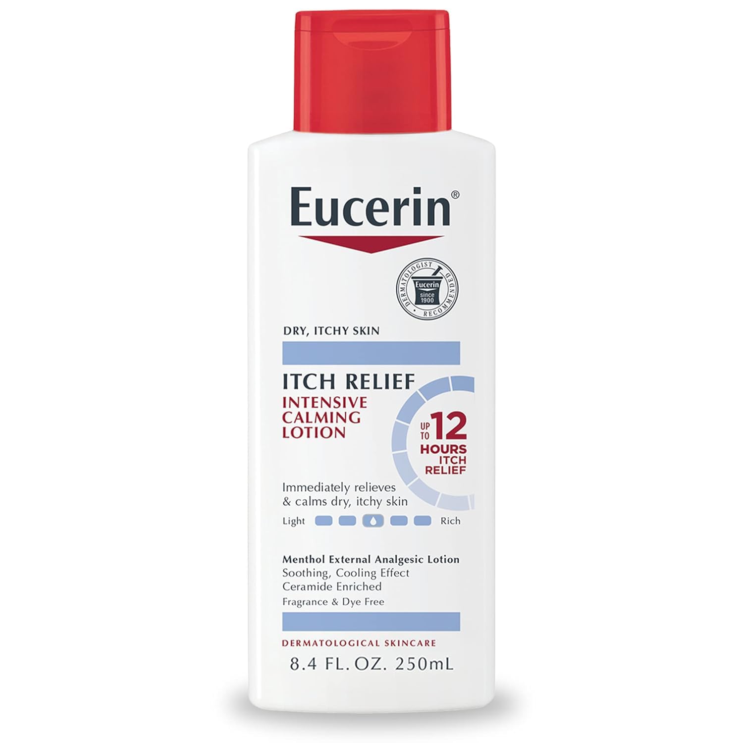 Loción Eucerin Itch Relief Intensive Calming 250 Ml Para Personas Sensibles - Venta Internacional. $567