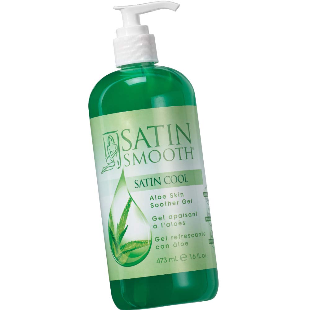 Foto 2 pulgar | Gel De Aloe Vera Satin Smooth, Calmante Para Después De La Cera, 480 Ml - Venta Internacional.