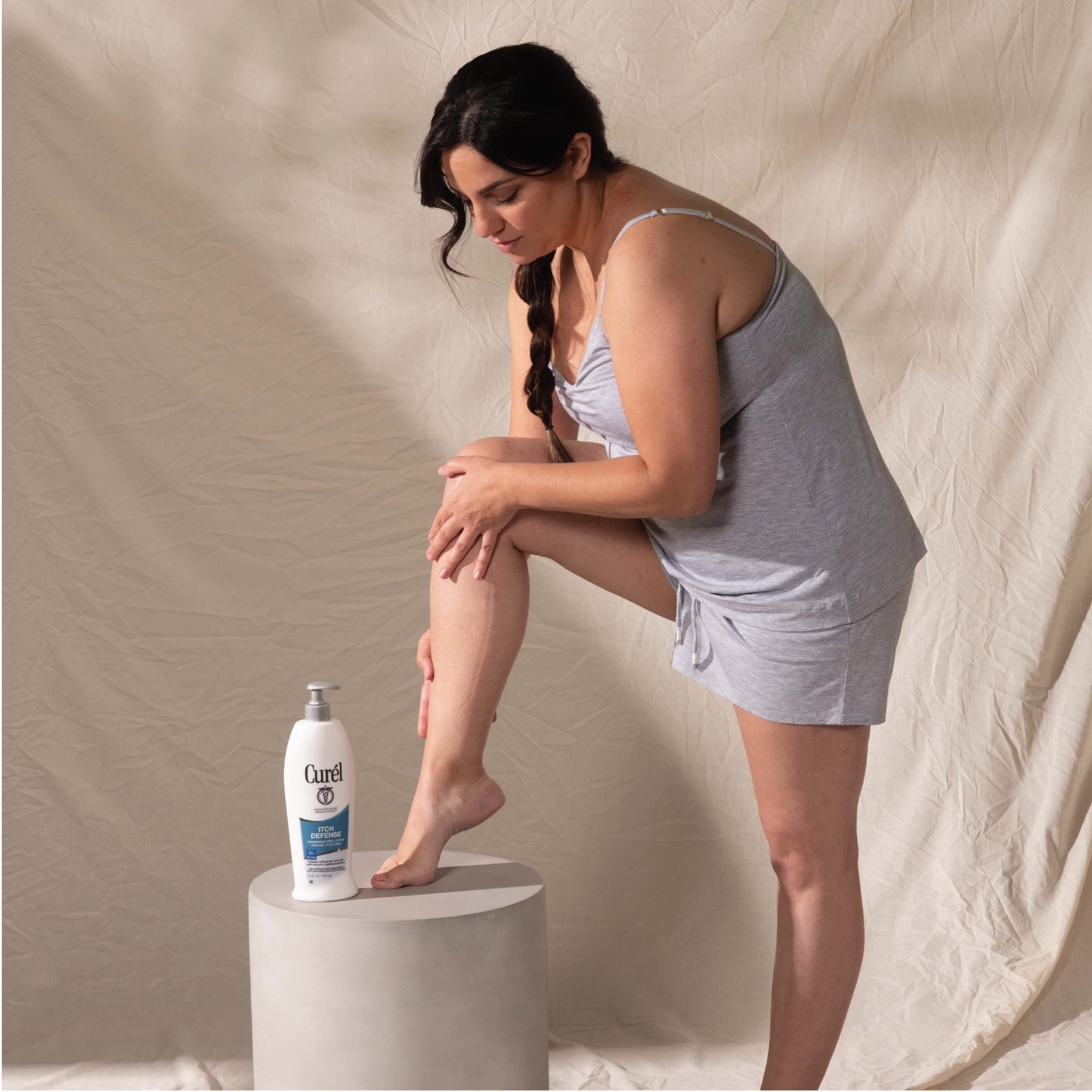 Foto 7 pulgar | Loción Corporal Curel Itch Defense Para Calmar La Piel Seca Con Picazón, 385 Ml - Venta Internacional.