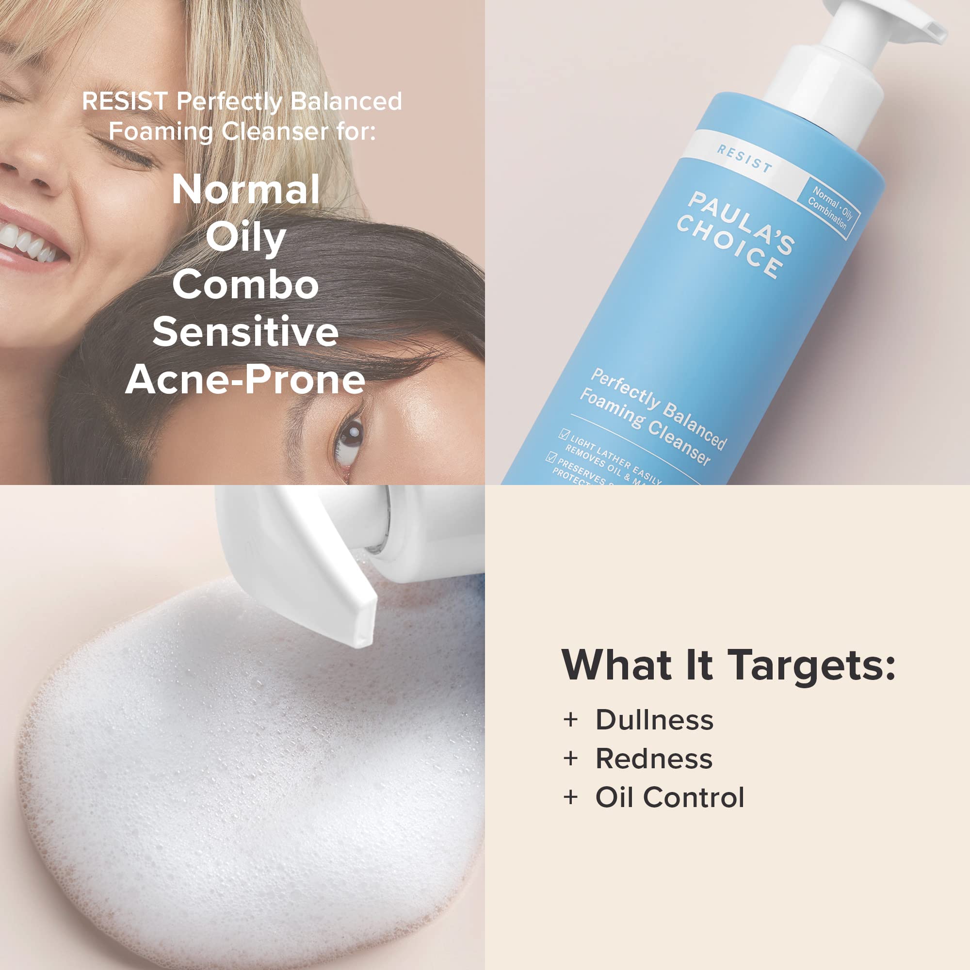 Foto 5 pulgar | Limpiador Paula's Choice Resist Perfectamente Equilibrado 190 Ml - Venta Internacional.