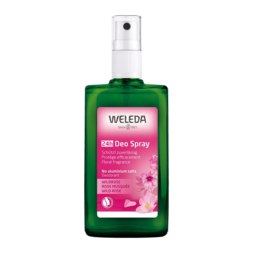 Desodorante En Aerosol Weleda Wild Rose 24 Horas 100 Ml - Venta Internacional.