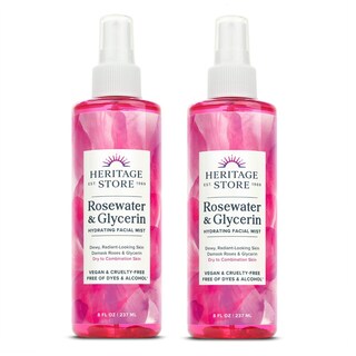 Foto 1 | Bruma Facial Heritage Store Agua De Rosas Y Glicerina, 240 Ml, Paquete De 2 - Venta Internacional.