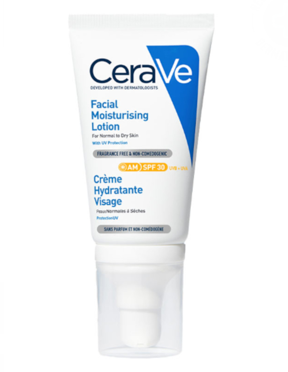 Foto 4 pulgar | Loción Hidratante De Rostro Cerave Fps30 + Termo De Agua De Regalo Güish