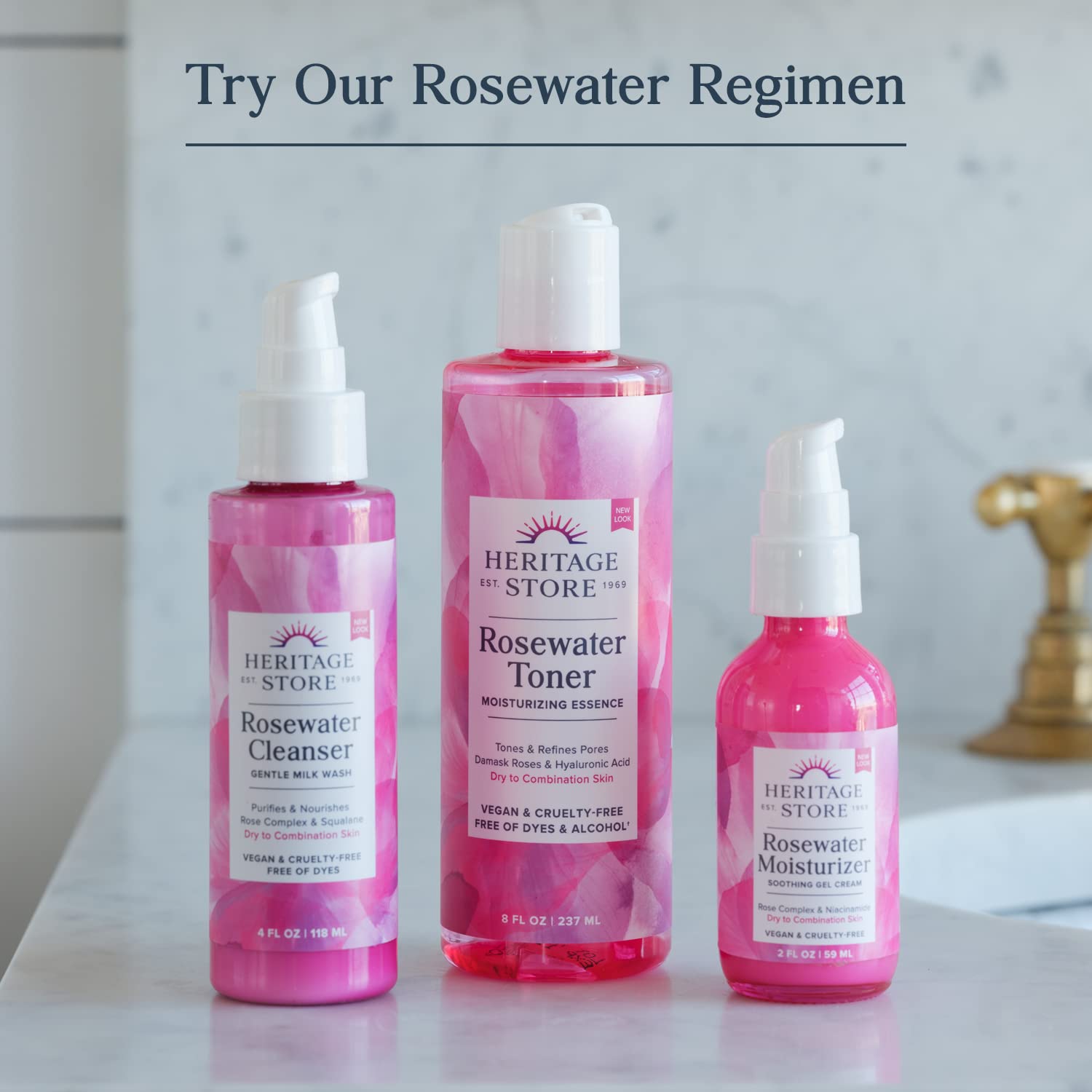 Foto 7 pulgar | Bruma Facial Heritage Store Rosewater Con Rosa De Damasco 240 Ml - Venta Internacional.