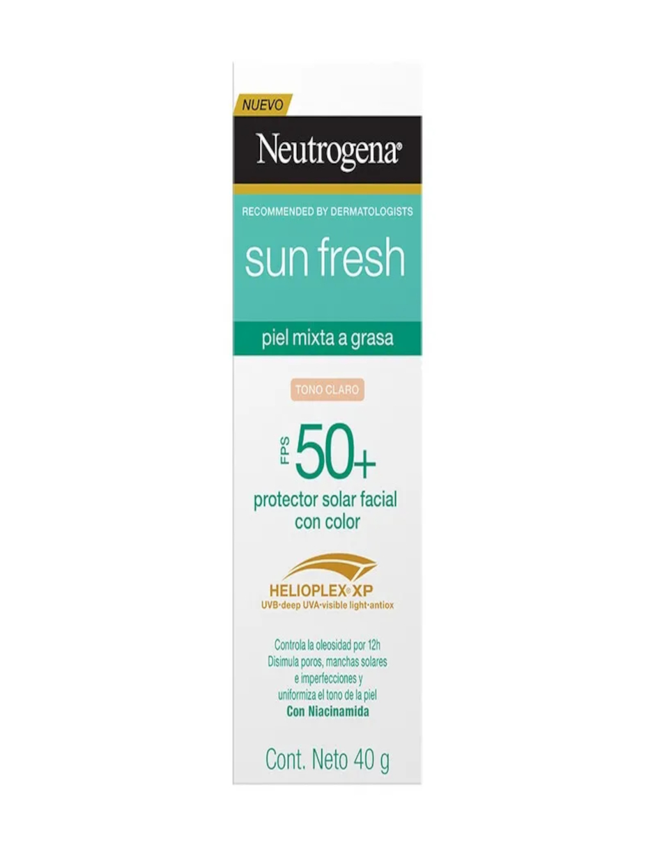 Foto 5 pulgar | Protector Solar Facial Tono Claro Neutrogena Sun + Termo De Agua De Regalo Güish
