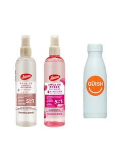 Foto 1 | Jaloma Duo Pack Agua De Rosas + Agua De Arroz, Facial 250ml + Gratis Termo Güish De Regalo