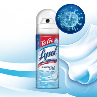 Foto 5 | Spray Desinfectante Lysol To Go Crisp Linen, 44 Ml, Paquete De 4 Unidades - Venta Internacional.