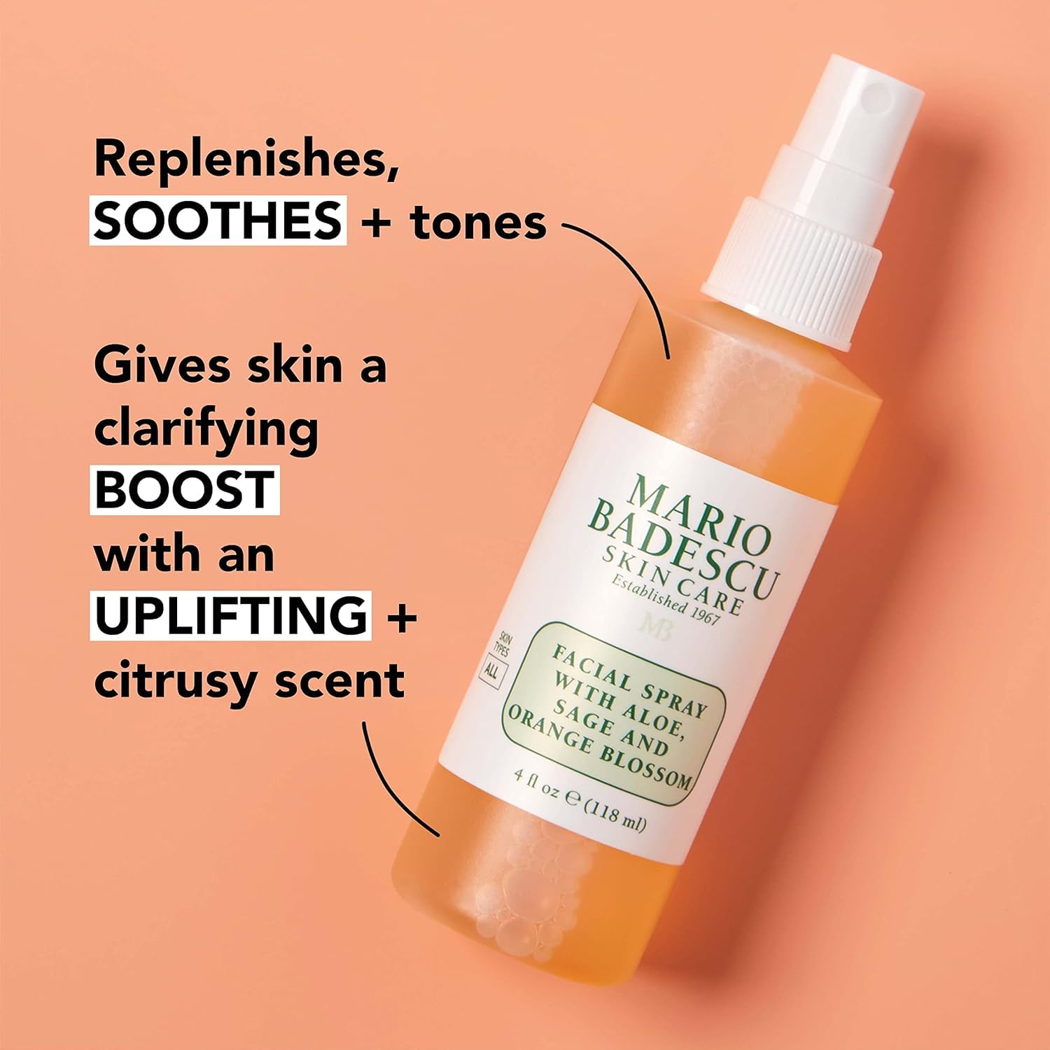 Foto 3 | Aerosol Facial Mario Badescu, Aloe, Salvia, Naranja, 240 Ml - Venta Internacional.