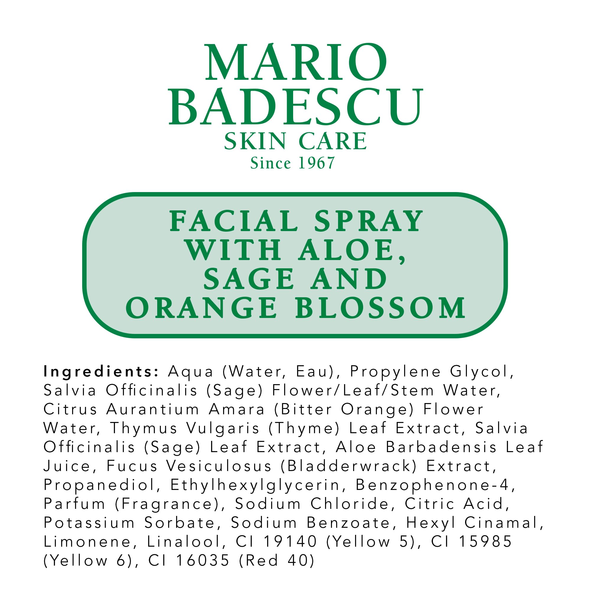 Foto 7 pulgar | Aerosol Facial Mario Badescu, Aloe, Salvia, Naranja, 240 Ml - Venta Internacional.