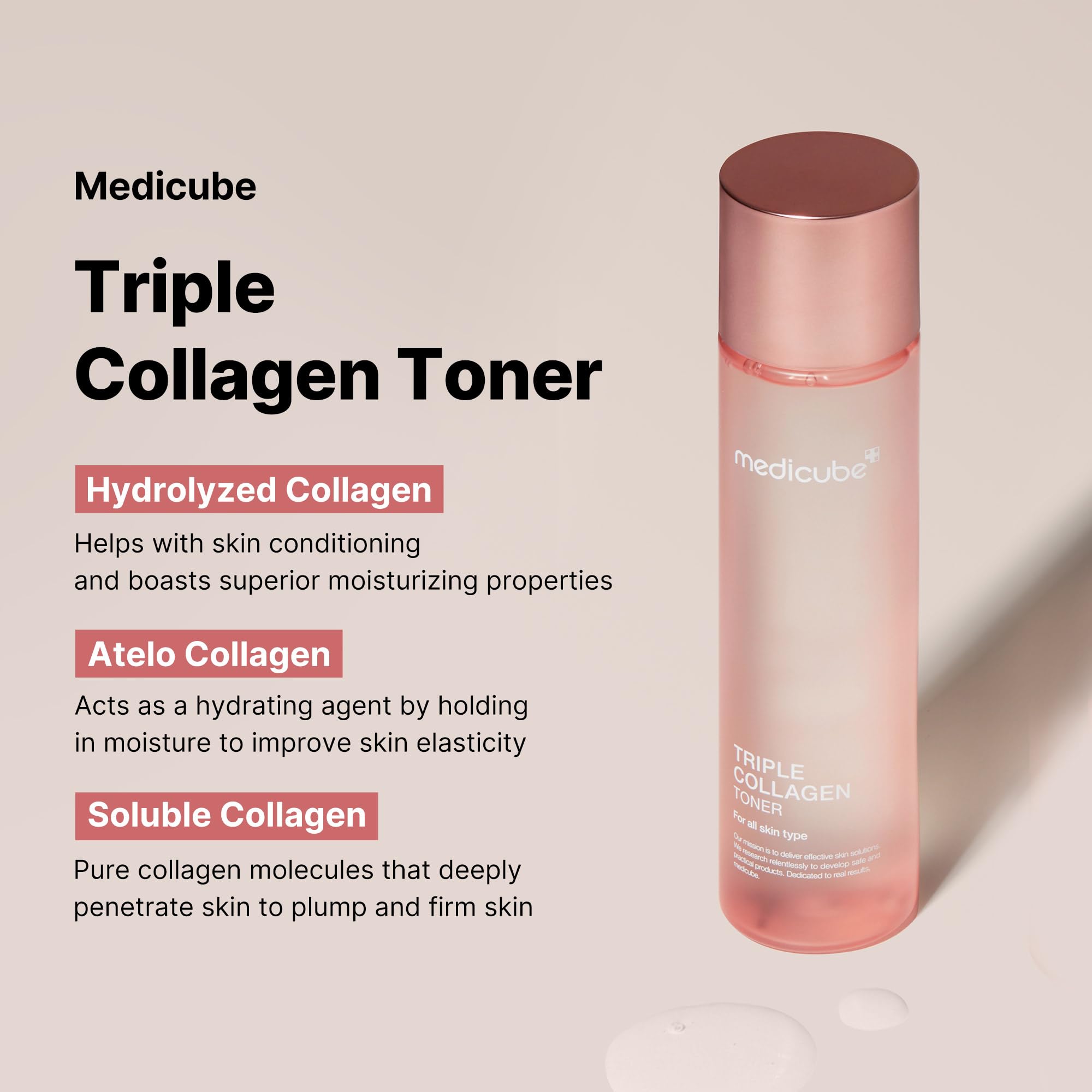 Foto 6 pulgar | Tónico Medicube, Triple Colágeno Hidrolizado, Soluble En Atelo, 140 Ml - Venta Internacional.