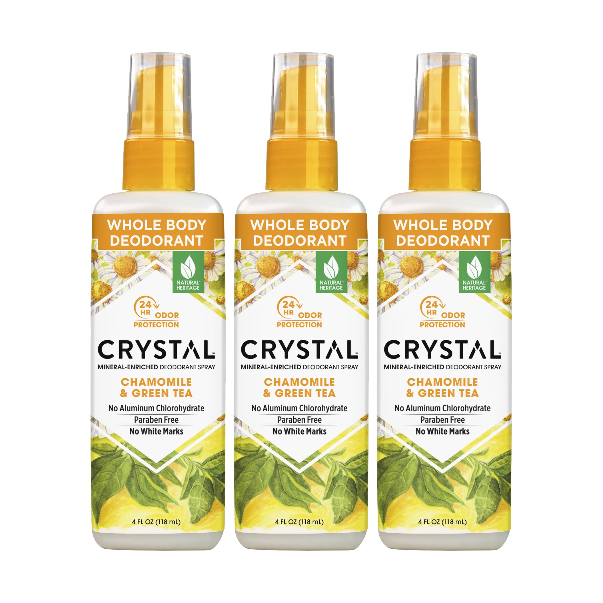 Foto 2 pulgar | Desodorante Crystal Essence En Aerosol Con Manzanilla Y Té Verde, 118 Ml, Paquete De 3 - Venta Internacional.